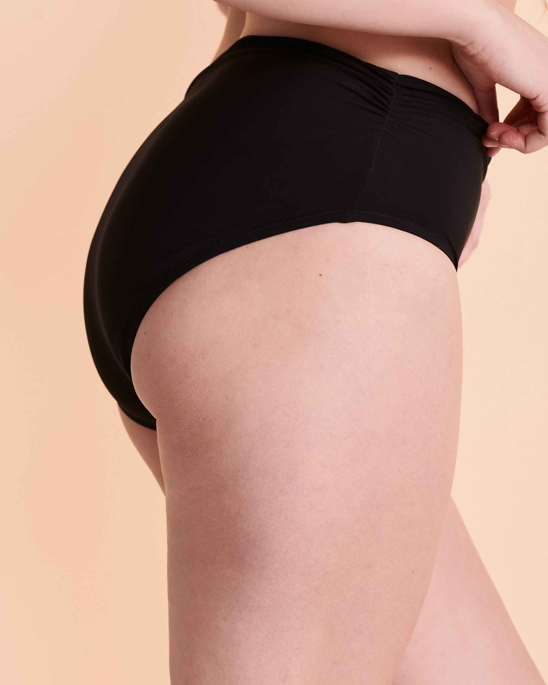 PROFILE Bas de bikini taille mi-haute TUTTI FRUTTI Noir ETT-1P55 - View3