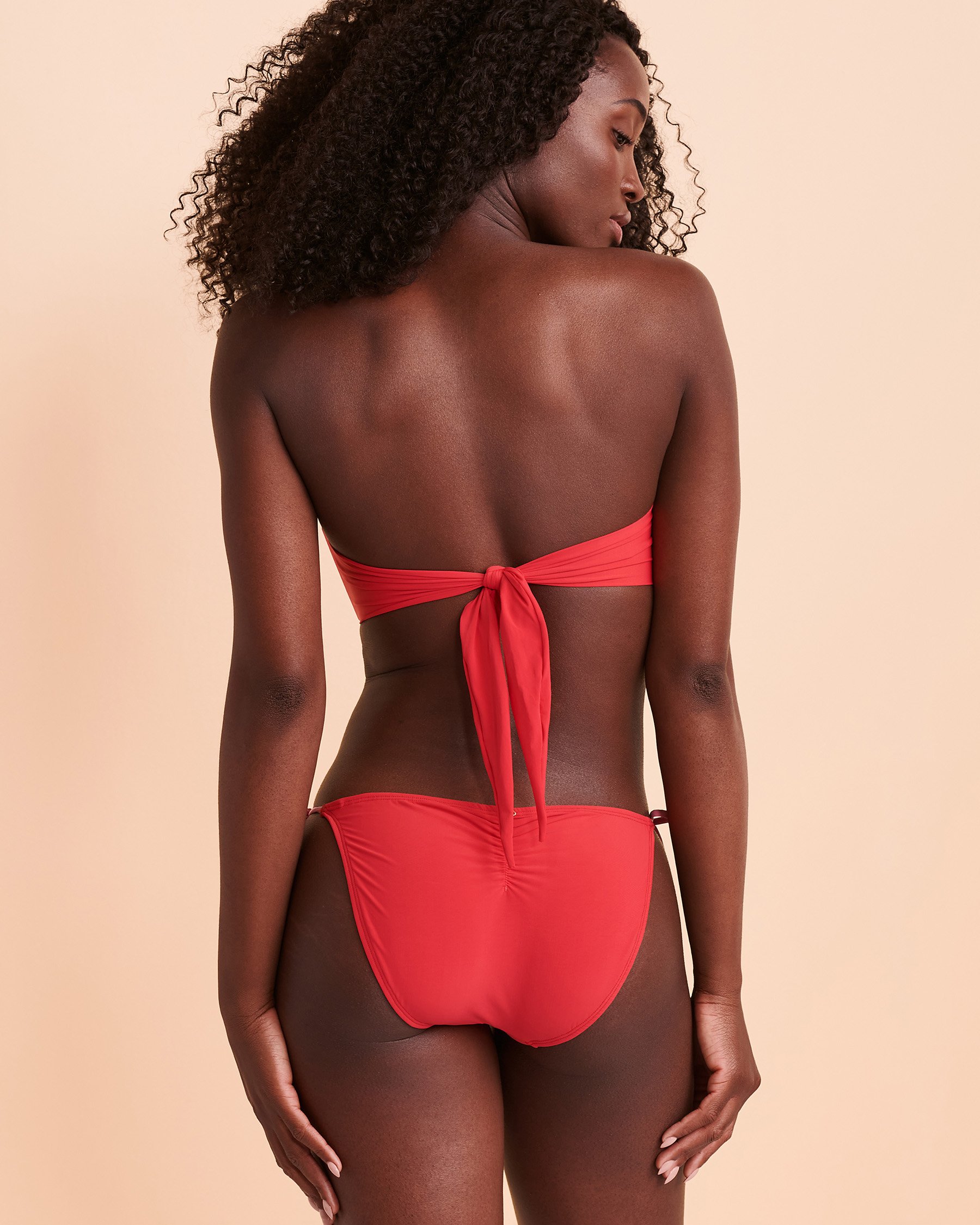 PQ Swim AVALON Aimee Bandeau Bikini Top Fire trio AVA-036B - View2