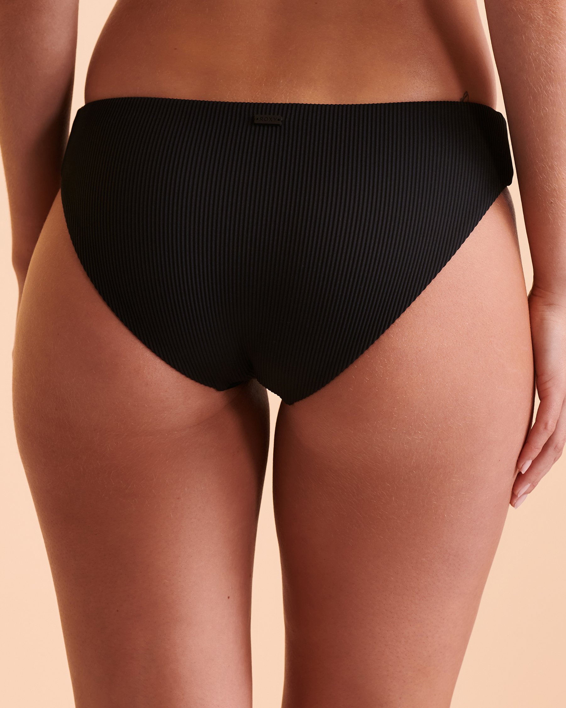 ROXY LOVE RIB The Baja Bikini Bottom Black ERJX404325 - View2