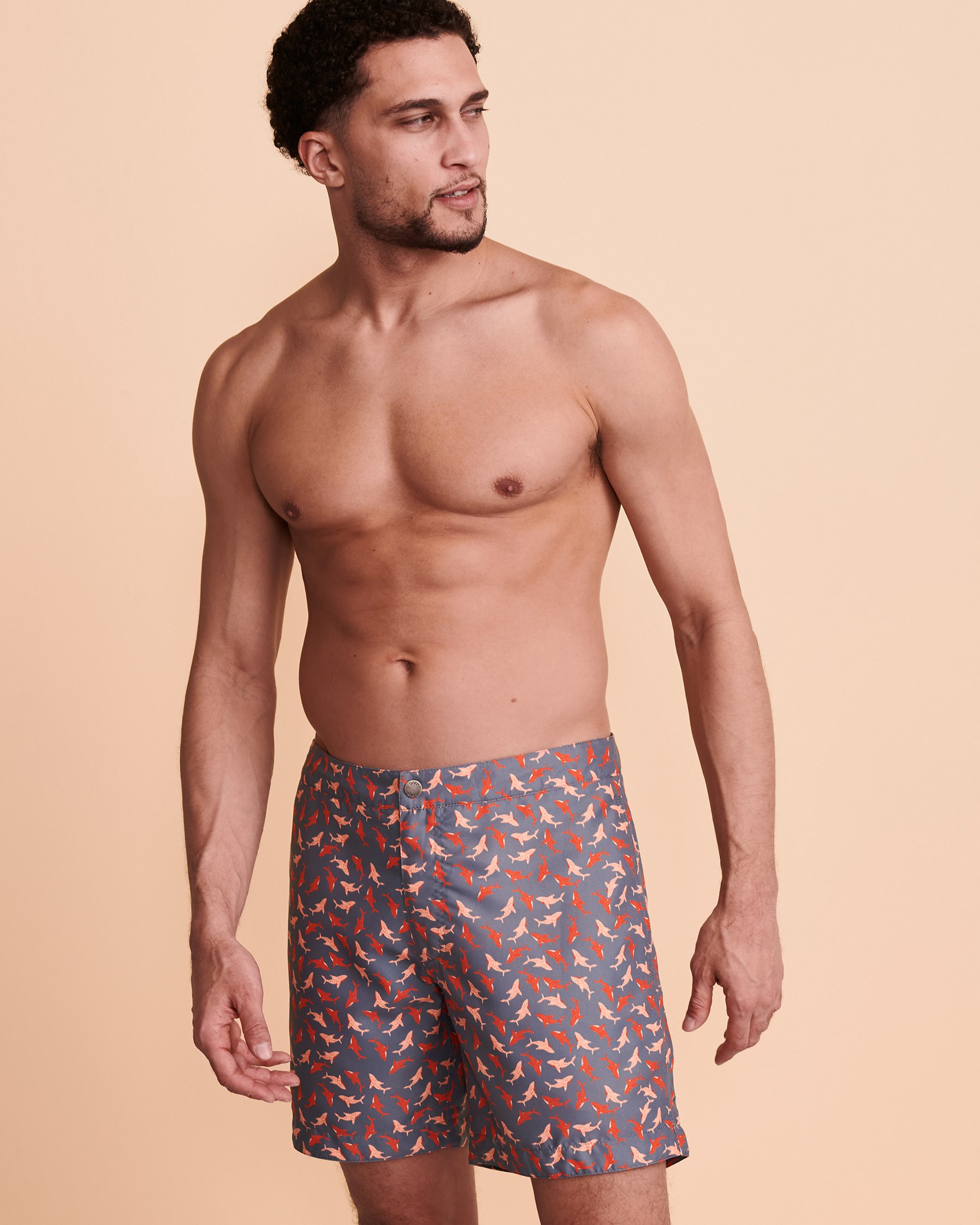 BOTO ARUBA Swim Trunk Palm trees 314124 - View4