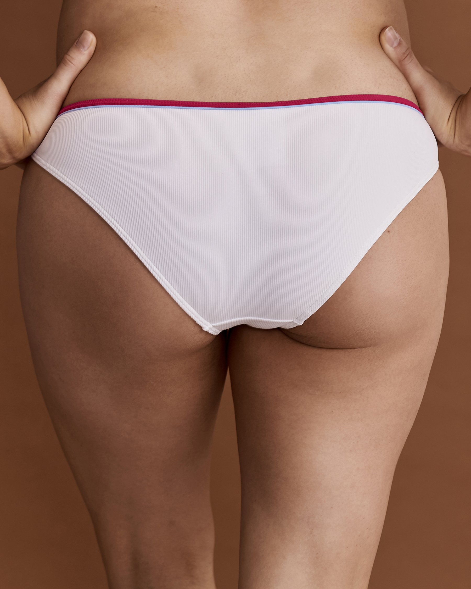 DIESEL Bas de bikini taille basse ANGELS Blanc A039570SFAS - Voir2