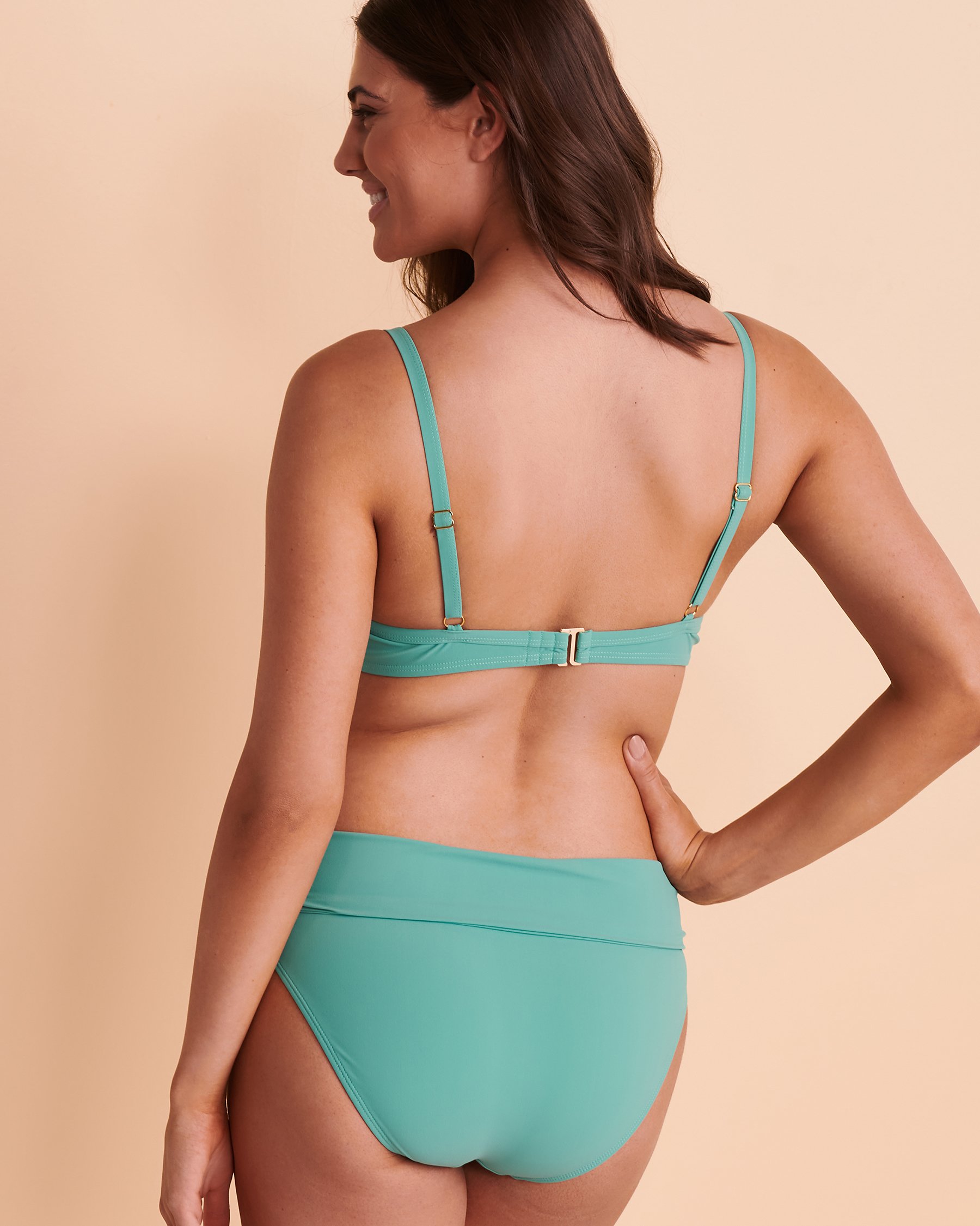 CHRISTINA ESSENTIALS Twisted Bikini Top Aqua 30ZZ4062 - View2