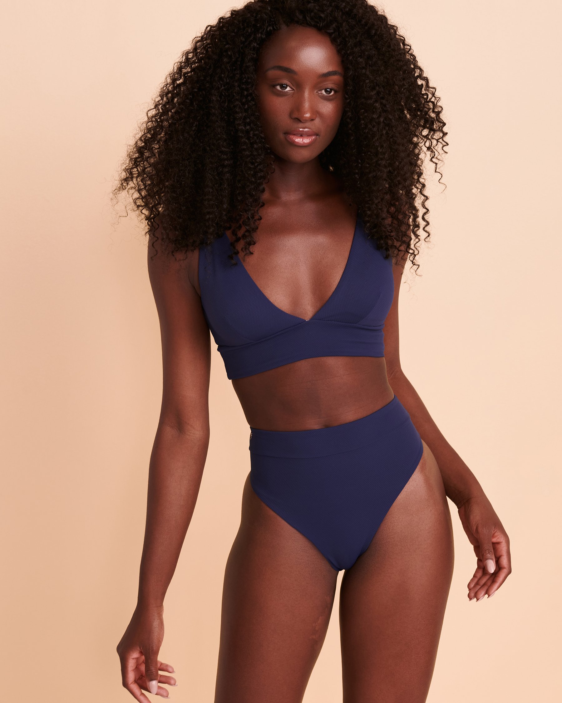 MAAJI INDIGO BLUE Paradisus Reversible Long Triangle Bikini Top Indigo blue 3236STR001 - View4