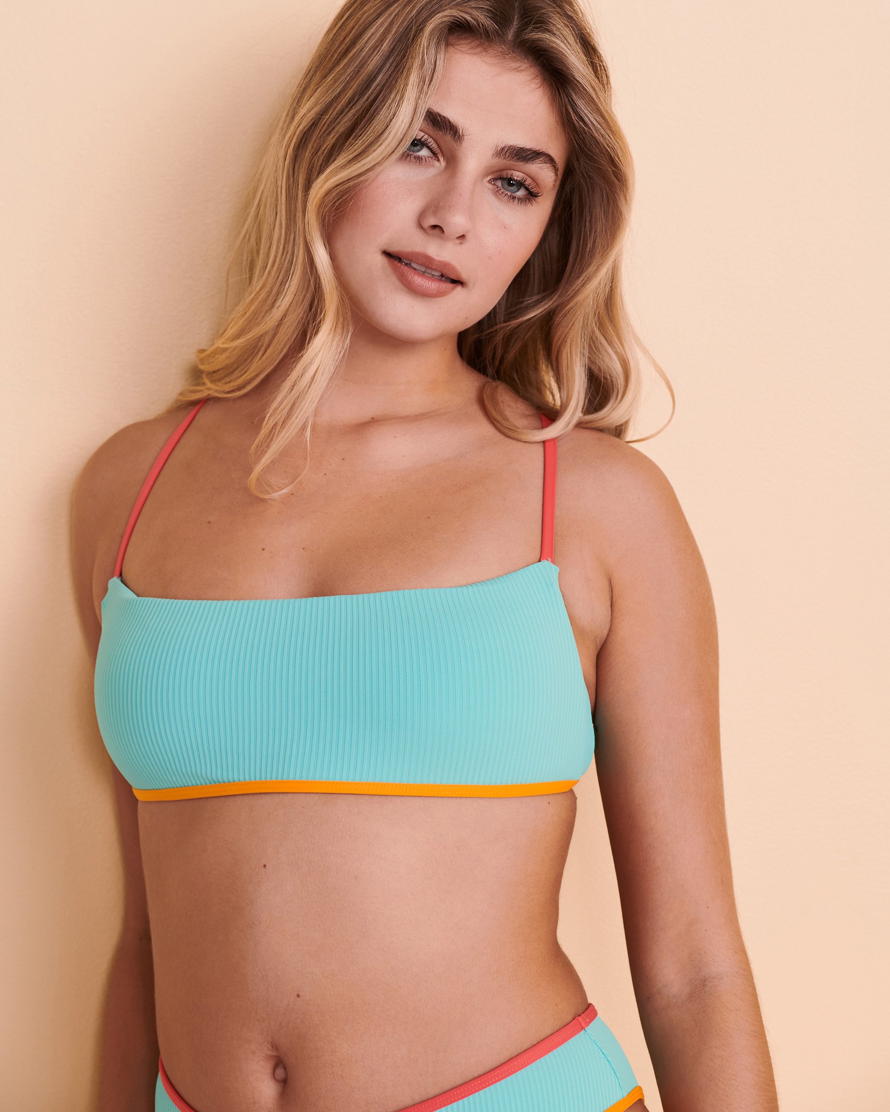 EIDON JUNDI Rose Bralette Bikini Top Neon trio 35204109 - View4