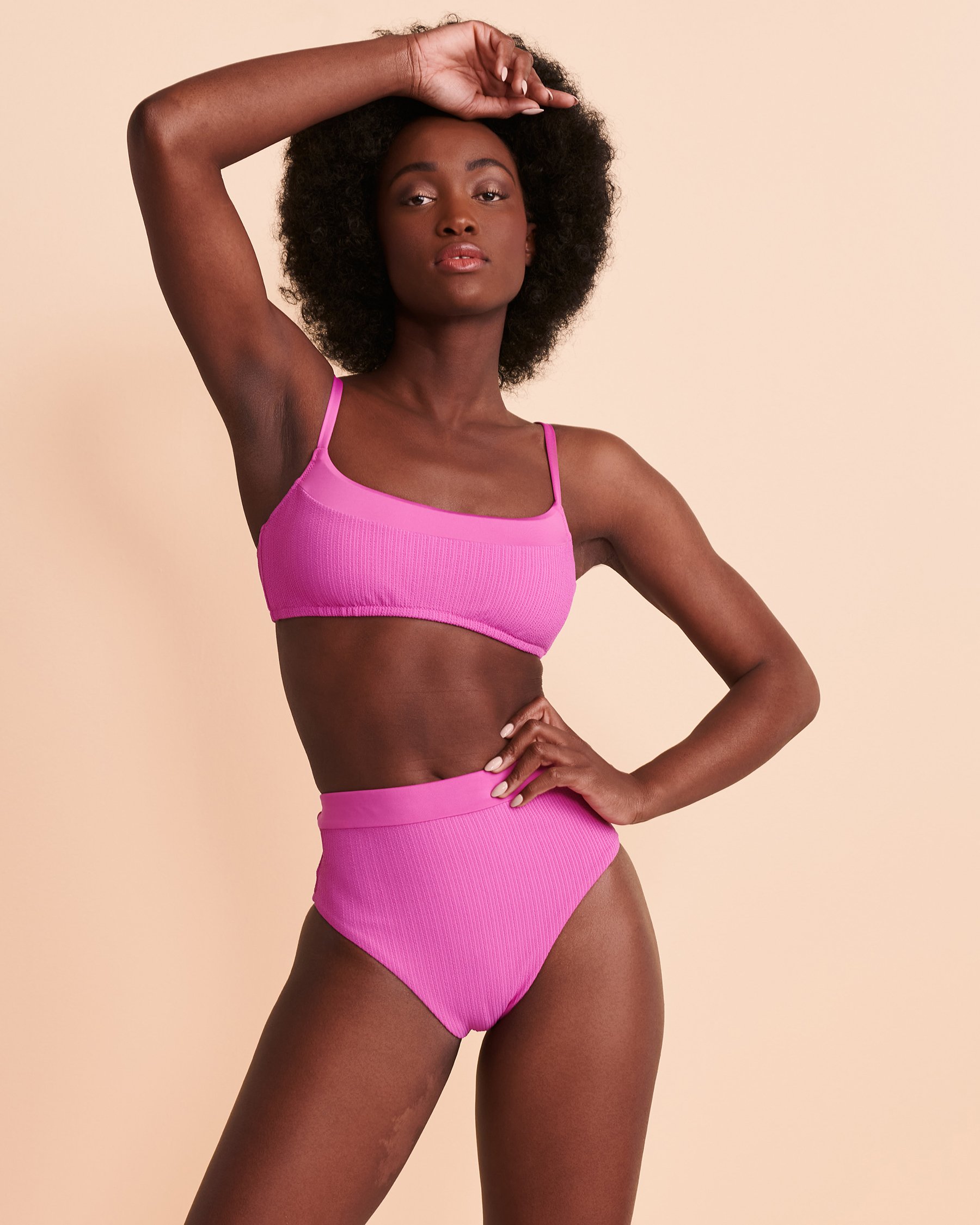 SANCTUARY SANDBAR Bralette Bikini Top Candy pink SASS22114H - View1