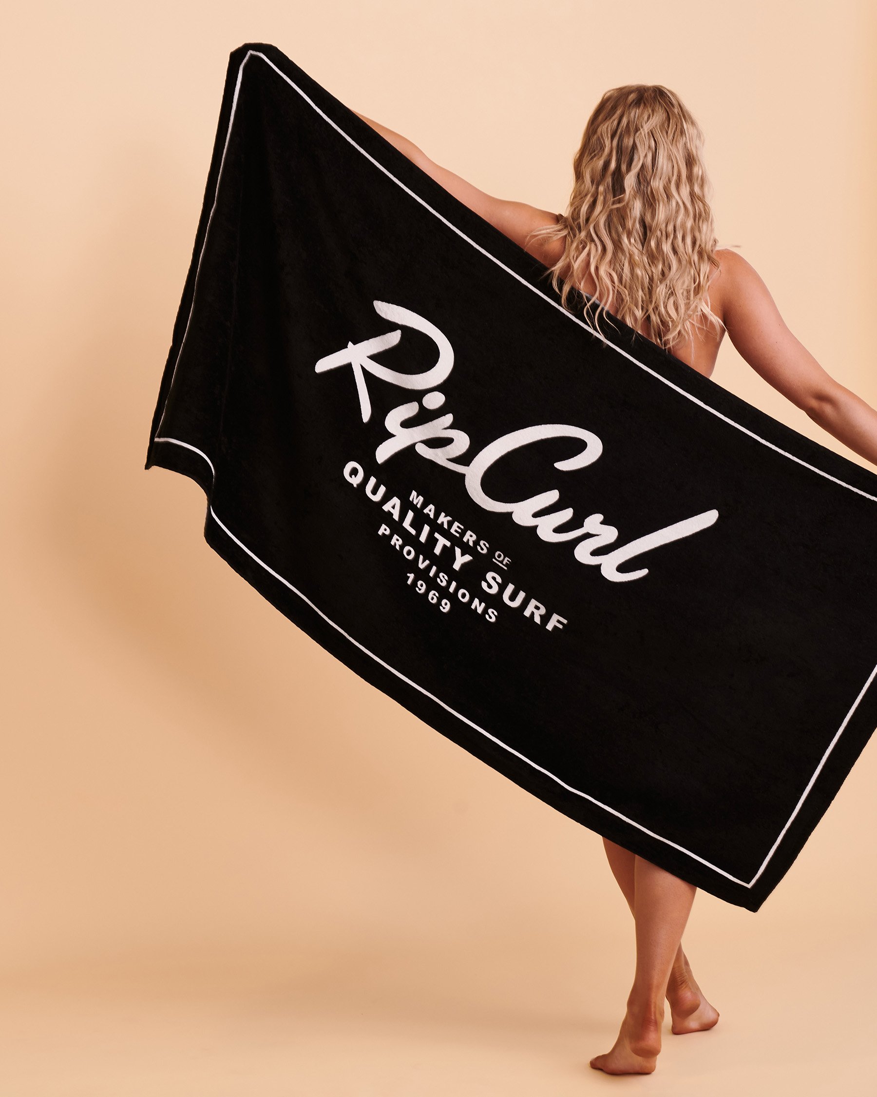 RIP CURL Serviette de plage Premium Noir CTWAP9 - View1