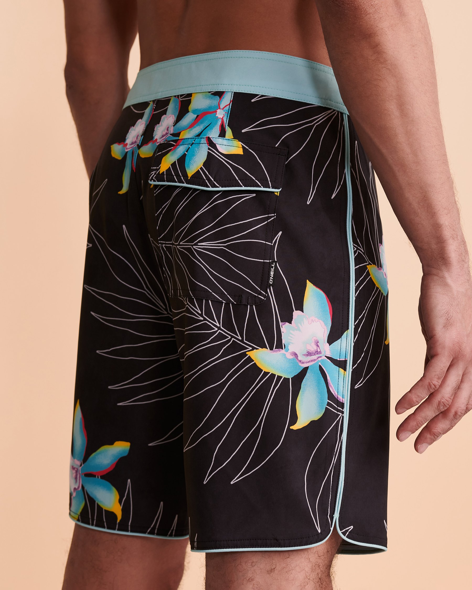 O'NEILL Maillot boardshort HYPERFREAK ULU Fleurs bleues SP2106004 - Voir2