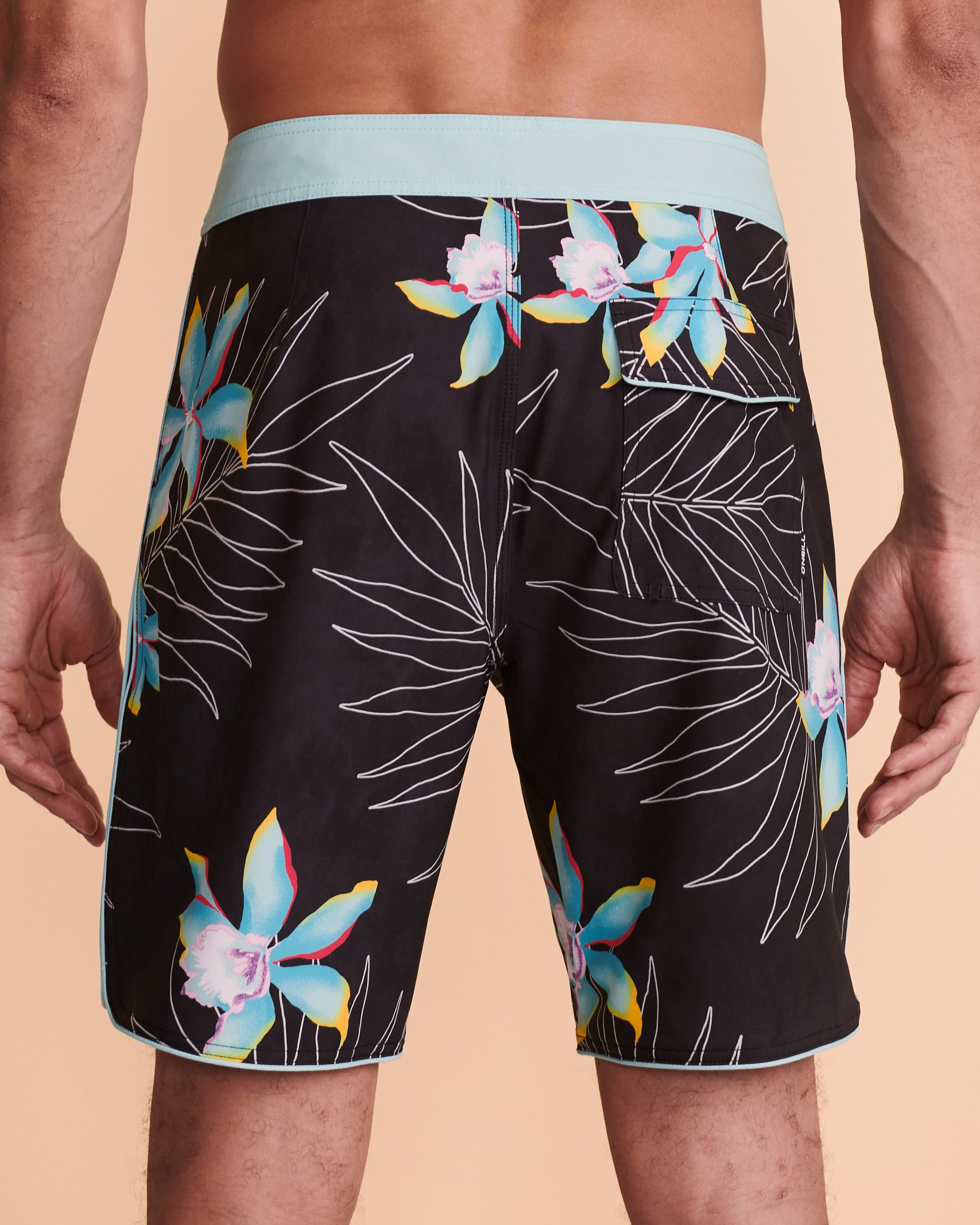 O'NEILL Maillot boardshort HYPERFREAK ULU Fleurs bleues SP2106004 - Voir3