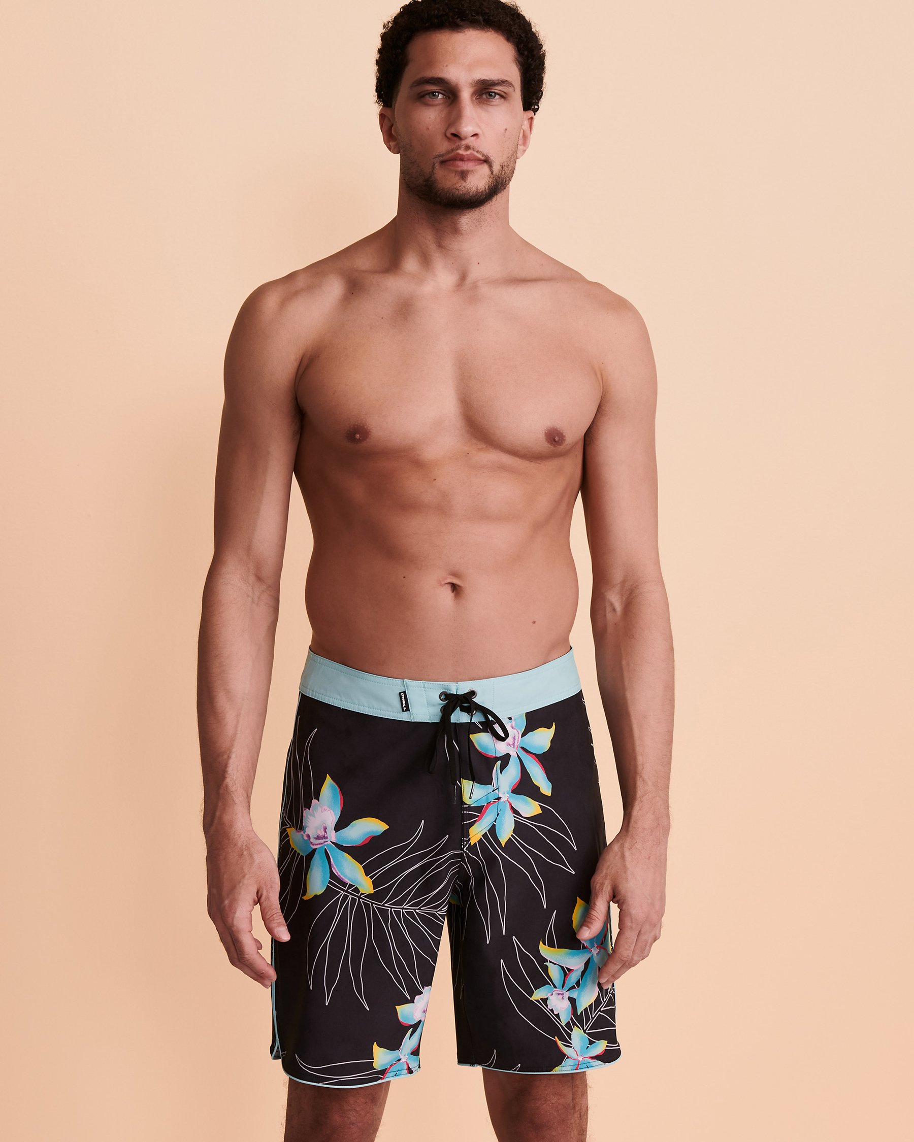 O'NEILL Maillot boardshort HYPERFREAK ULU Fleurs bleues SP2106004 - Voir4