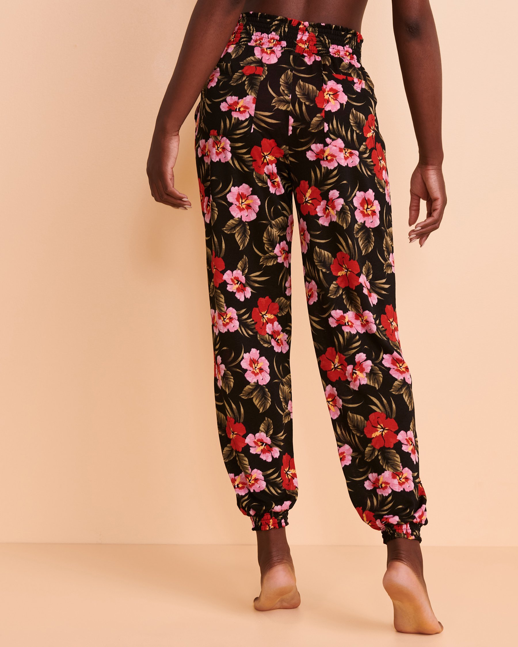 TROPIK Pantalon ajusté HIBISCUS Hibiscus 02200023 - Voir2