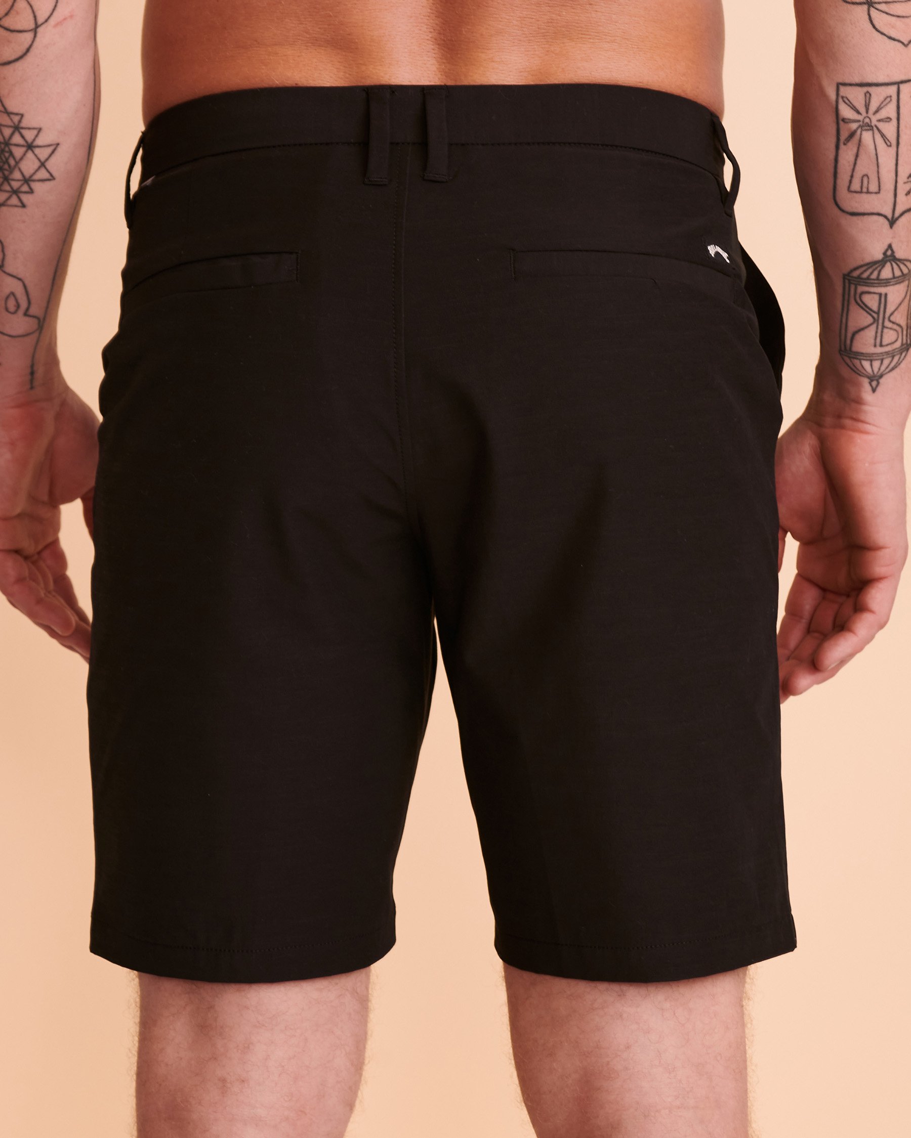 BILLABONG NEW ORDER SLUB Hybrid Short Black ABYWS00116 - View2