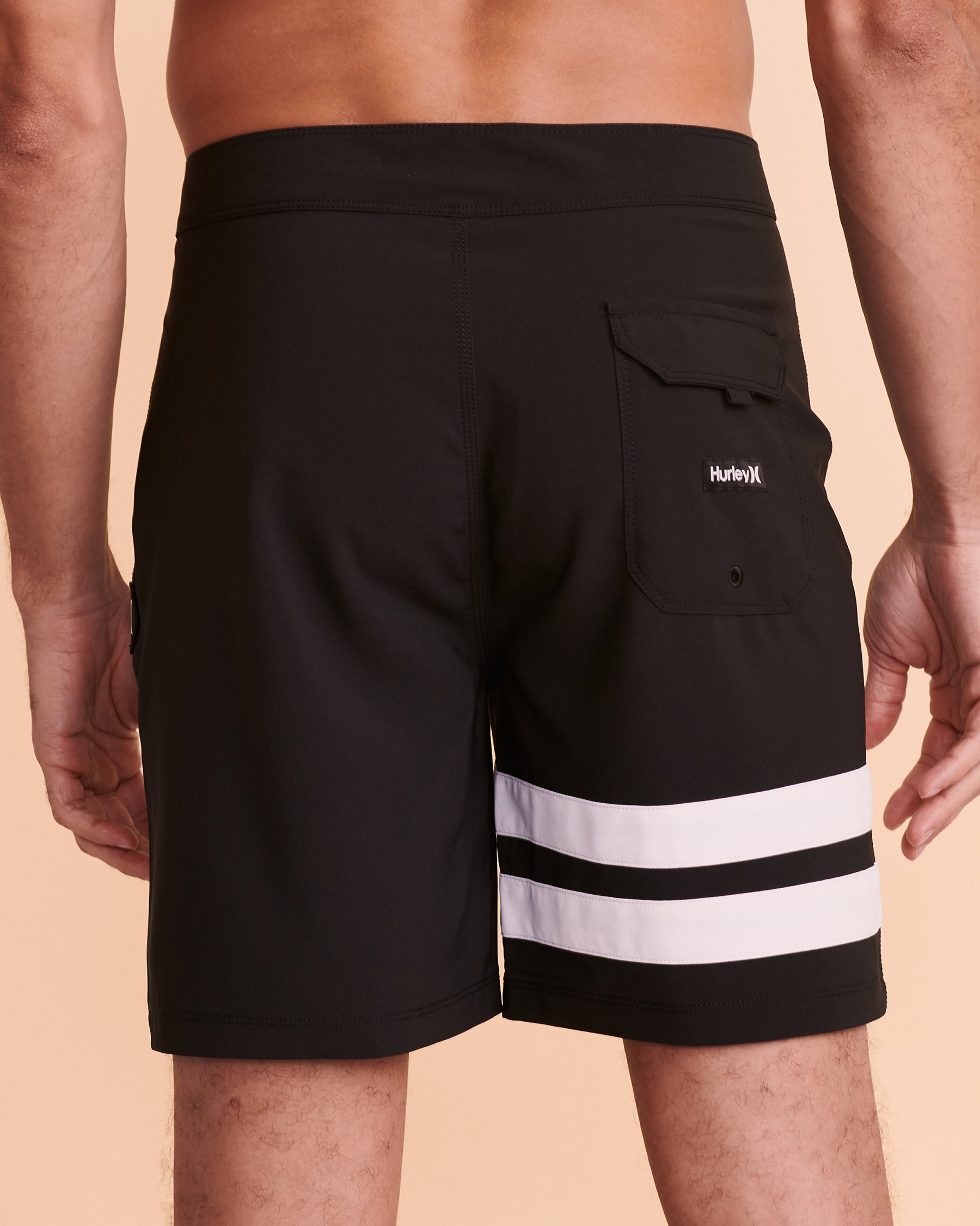 HURLEY Maillot boardshort BLOCK PARTY 2.0 ICON Noir MBS0010450 - View2
