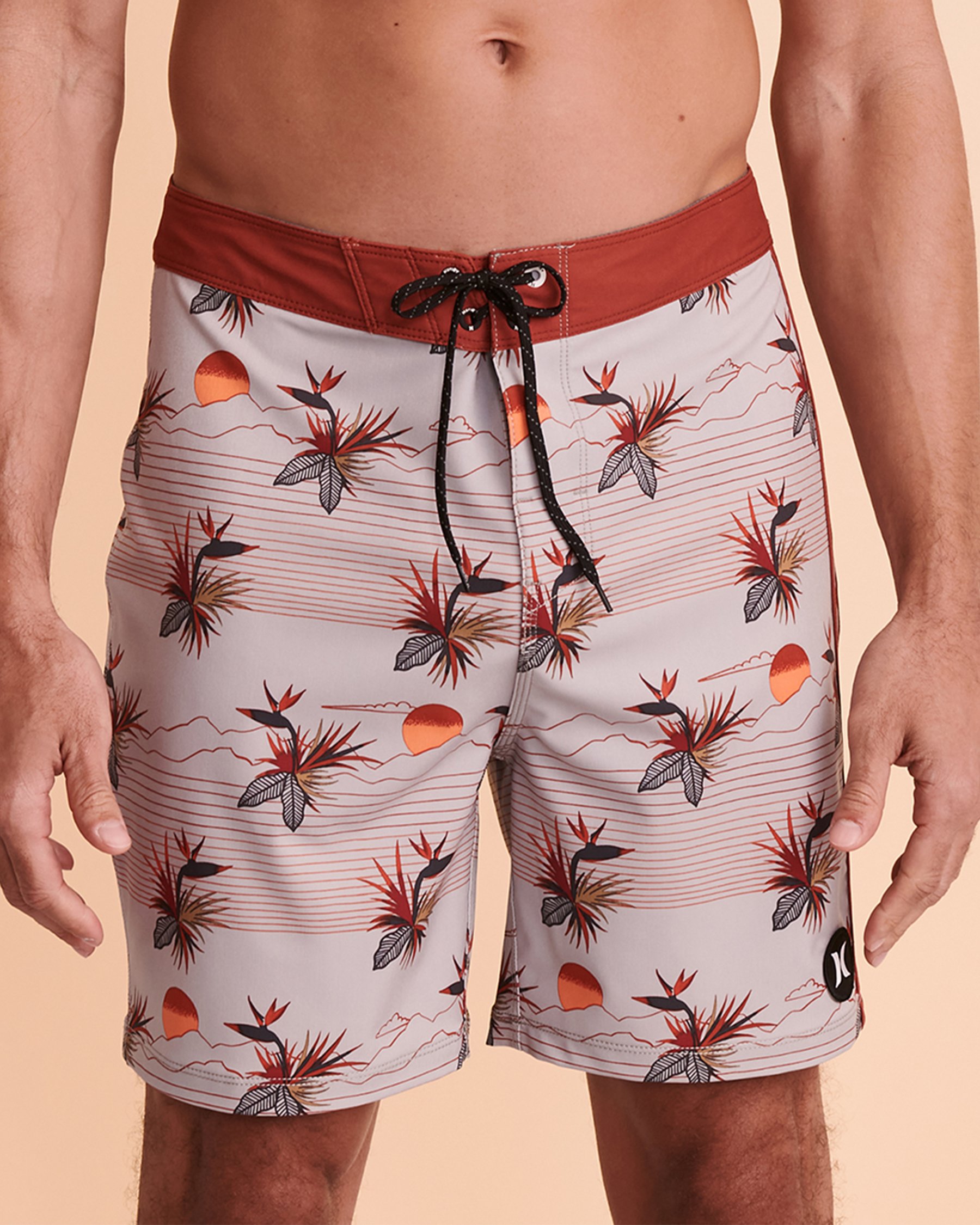 HURLEY Maillot boardshort PHANTOM TAILGATE Coucher de soleil MBS0010510 - Voir1