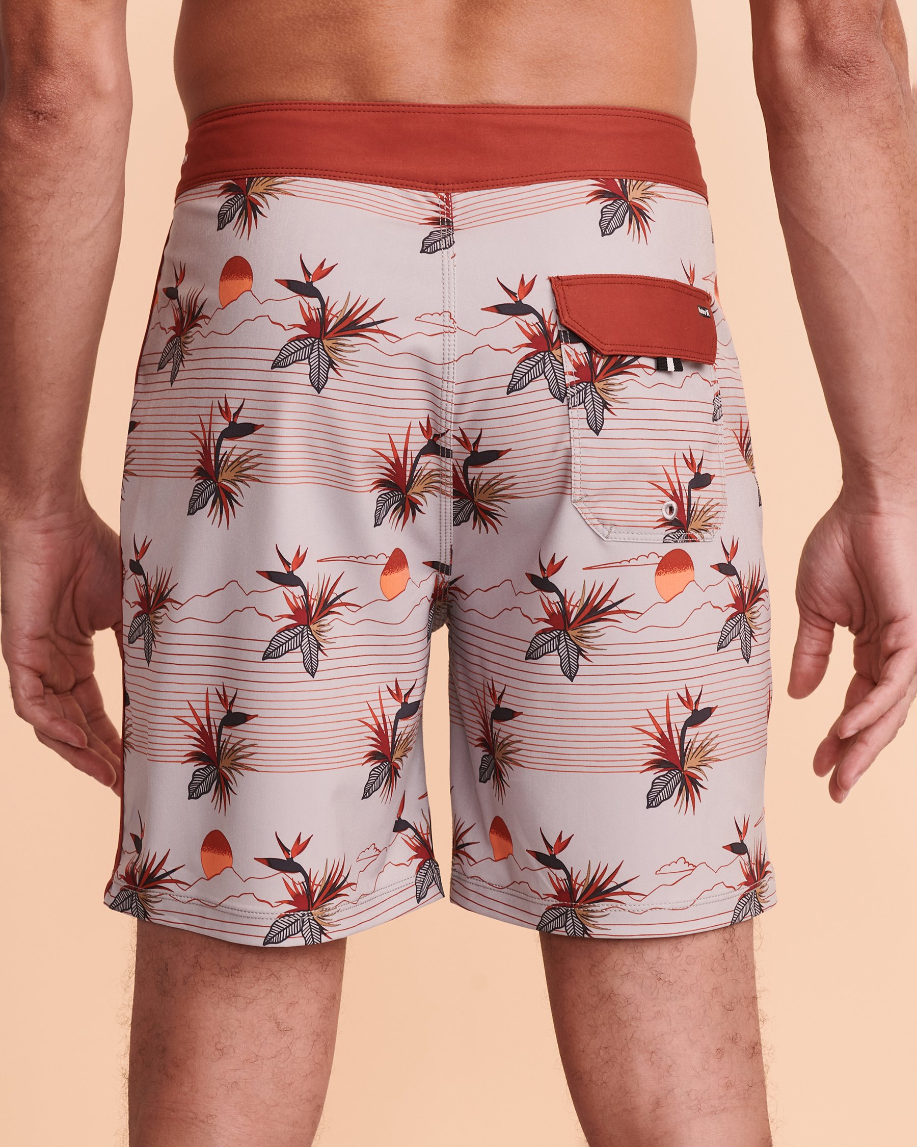 HURLEY Maillot boardshort PHANTOM TAILGATE Coucher de soleil MBS0010510 - Voir2