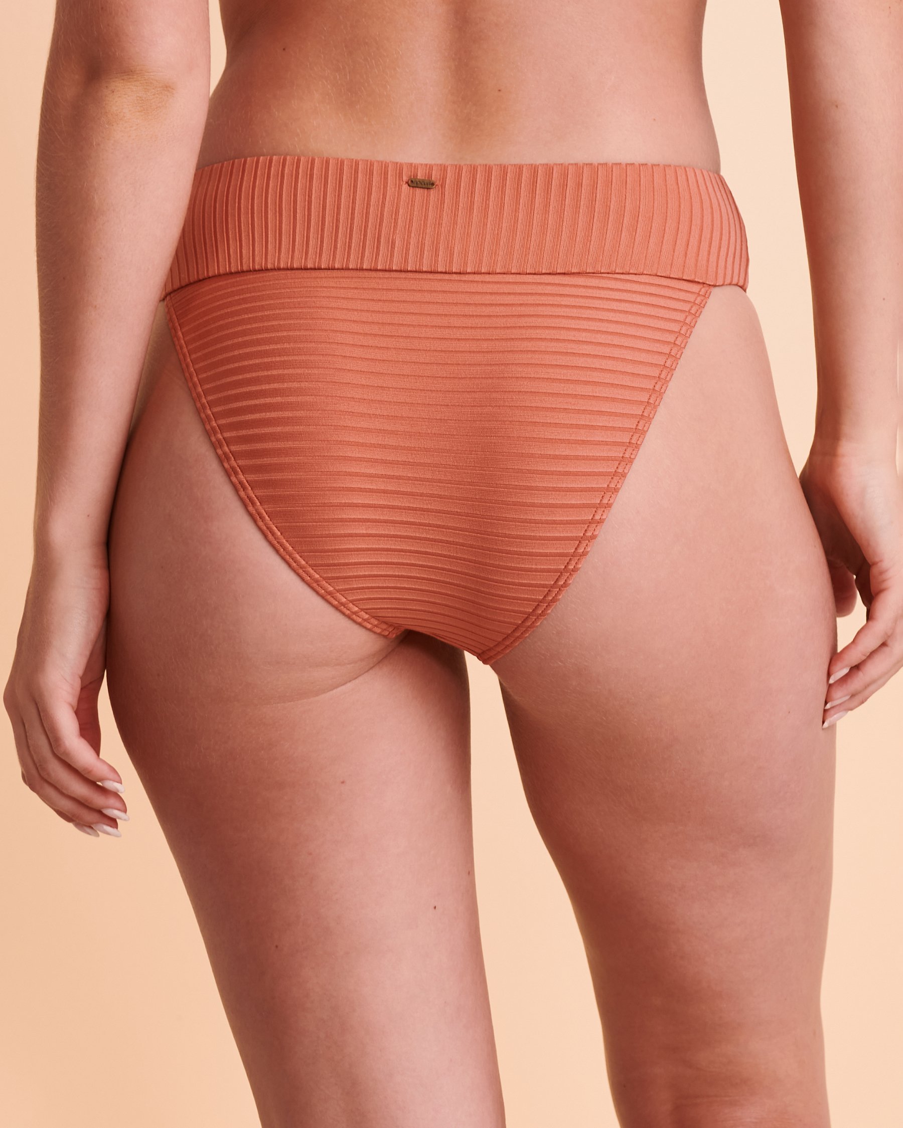 RIP CURL PREMIUM SURF High Waist Cheeky Bikini Bottom Burnt orange GSIRX9 - View2