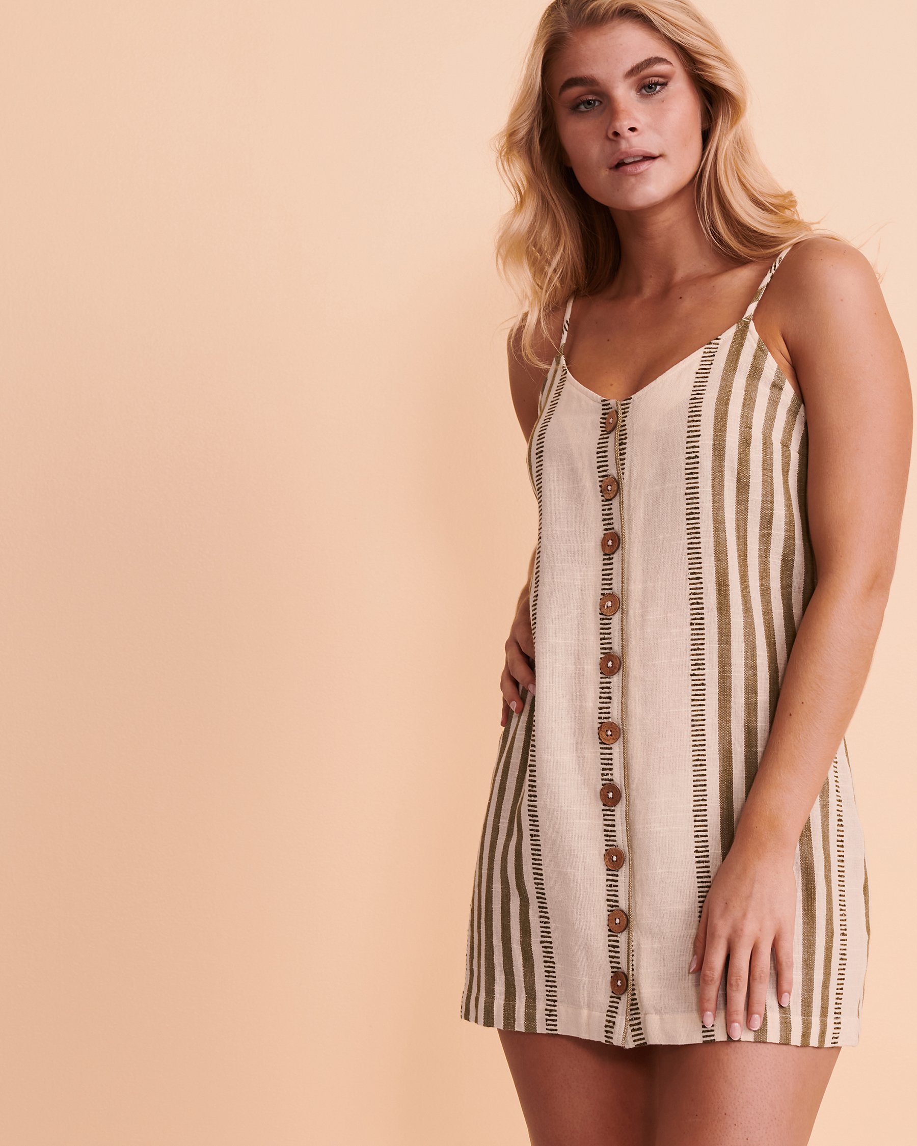 RIP CURL COSTA STRIPE Button-down Dress Soft stripes GDRJU8 - View1