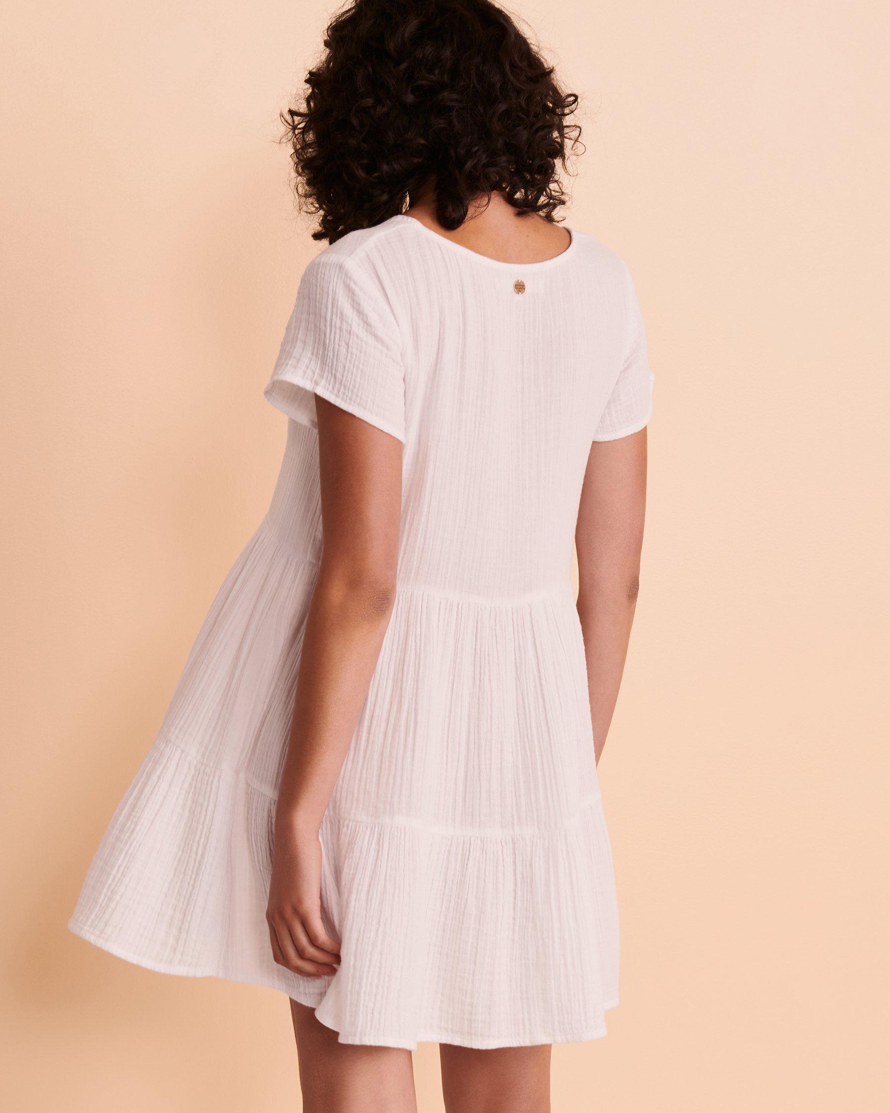 RIP CURL PREMIUM SURF Short Sleeve Dress White GDRFW9 - View2