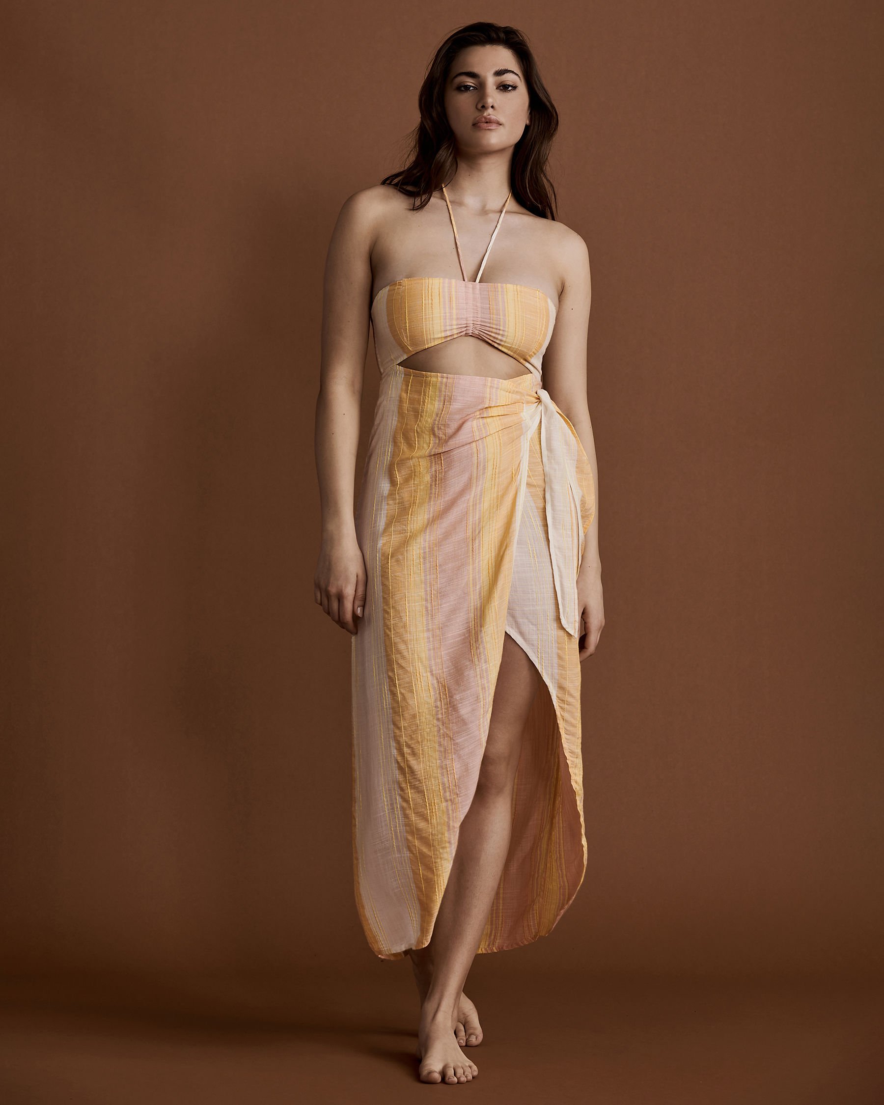 L*SPACE SOLANA Cover Up Stripes SOLCV21 - View3