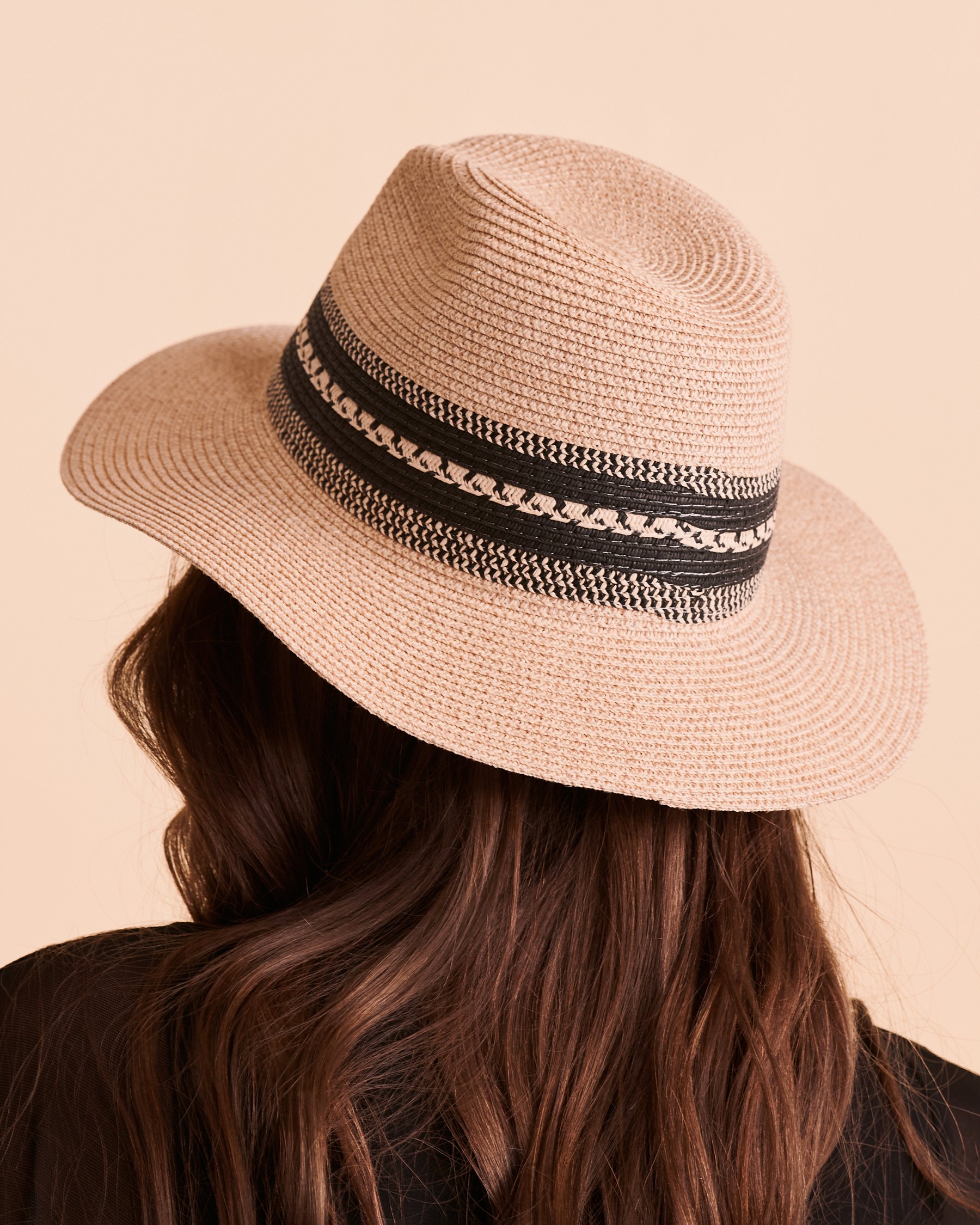 SARAJANE Chapeau panama Naturel 22SJ-2000 - Voir2