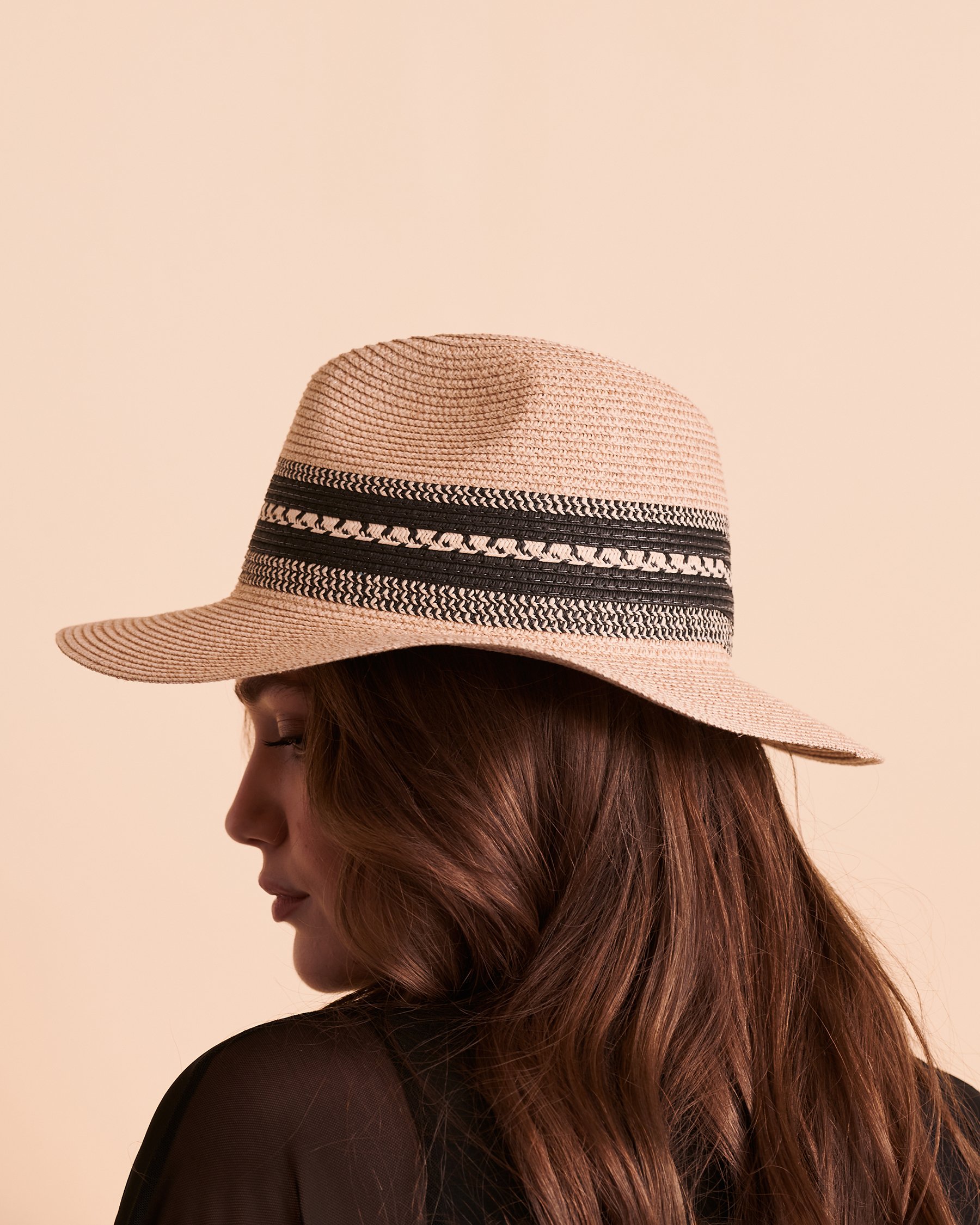 SARAJANE Chapeau panama Naturel 22SJ-2000 - Voir3