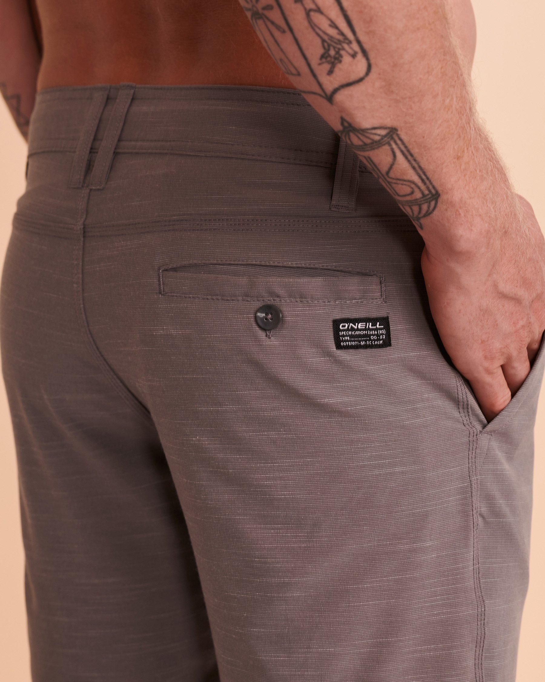 O'NEILL Short hybride LOCKED SLUB Gris SP018A025C - Voir3