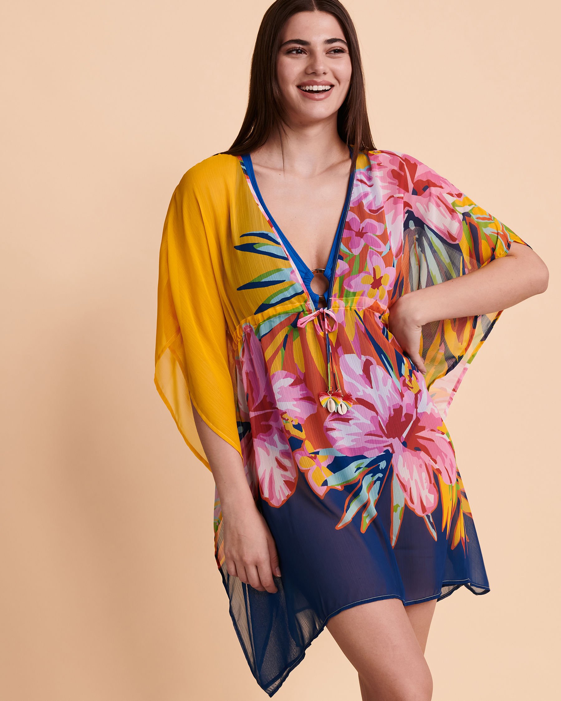 BLEU ROD BEATTIE BEACHY KEEN Caftan Floral print RBBK21802H - View1