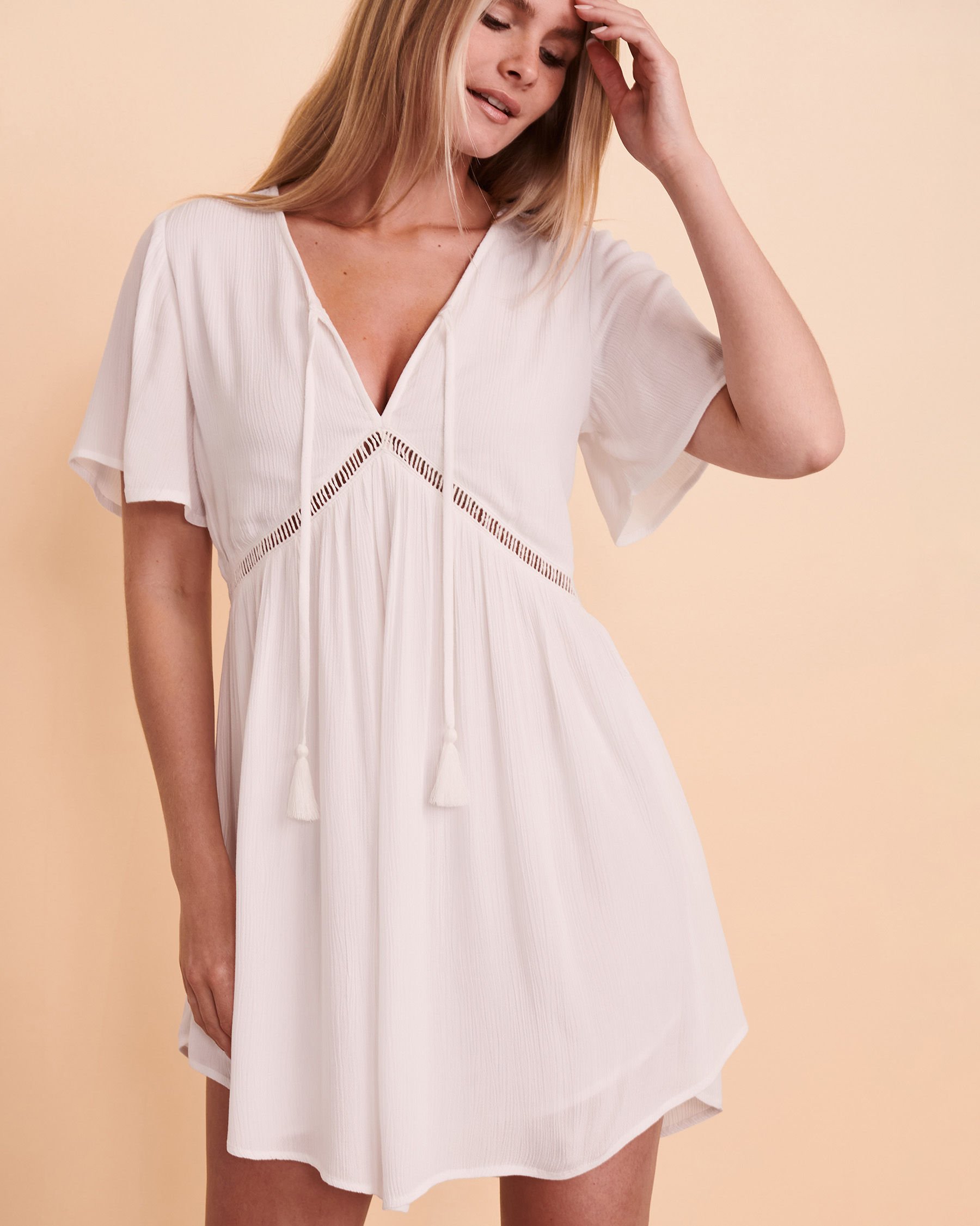 O'NEILL Robe manches courtes NALA Blanc SU1416042 - View1