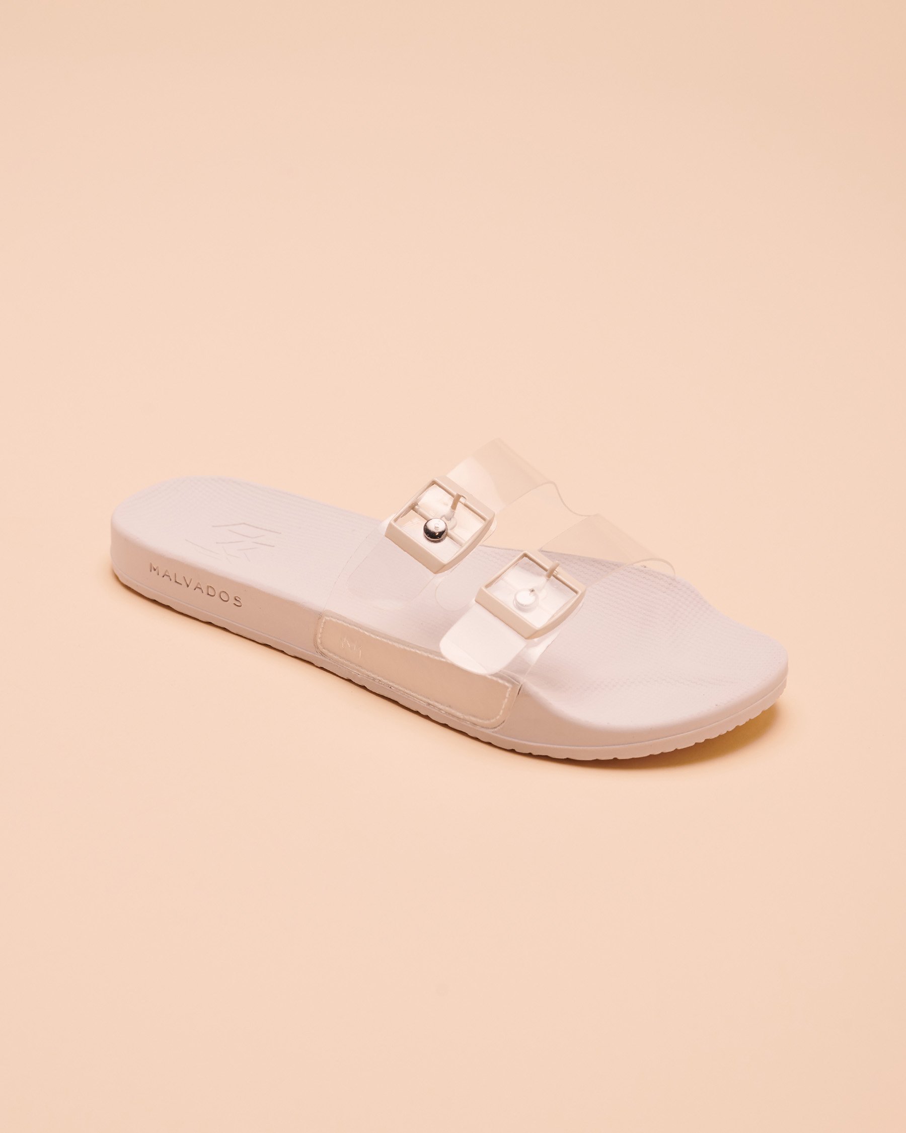 MALVADOS Sandale SLAYA OZZY Blanc texturé 6002-1236 - Voir1