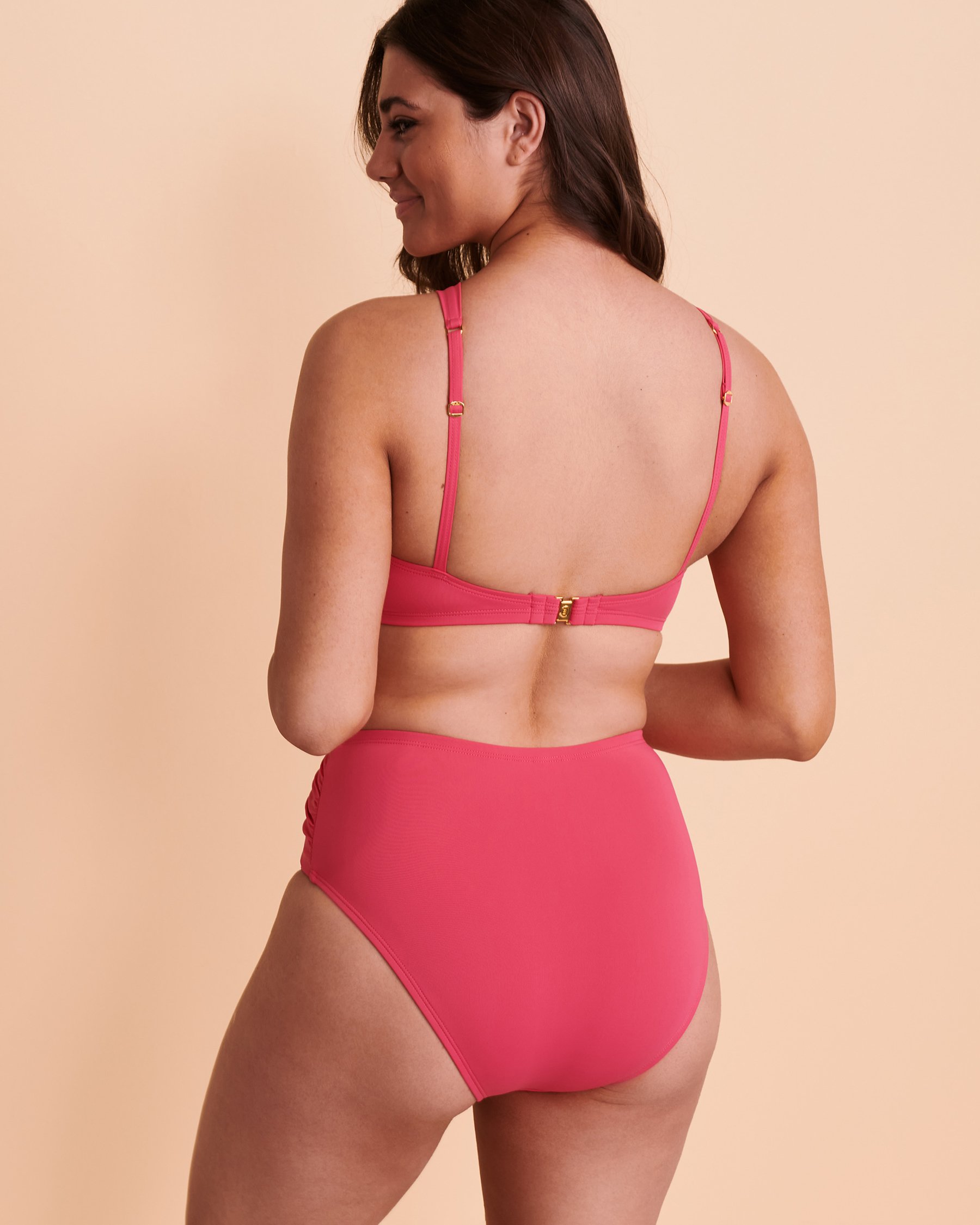 BLEU ROD BEATTIE Haut de bikini à anneaux RING ME UP Rose RBRU22105H - Voir2