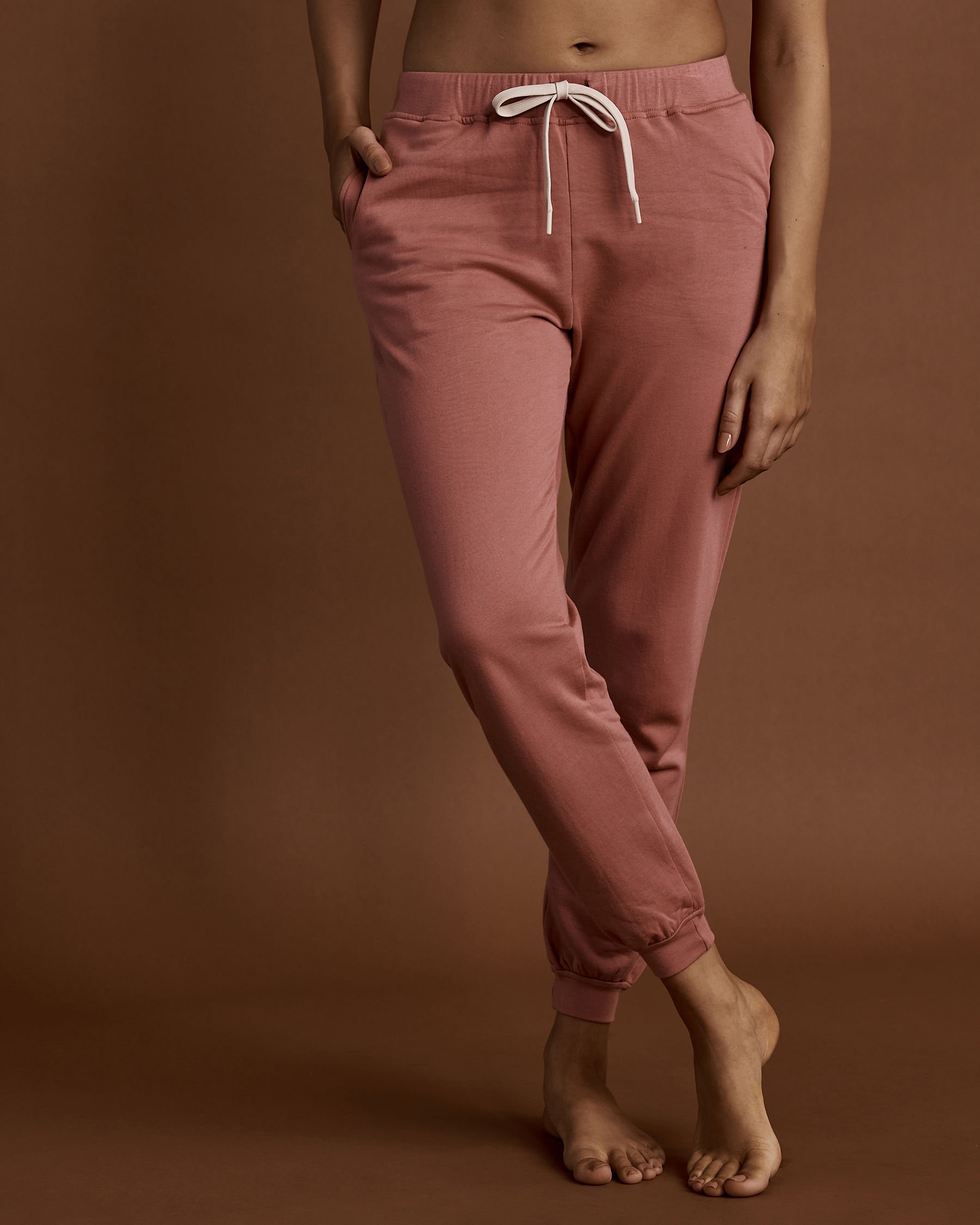 VITAMIN A Jogger Pant with Pockets Dark neutral 100P - View1