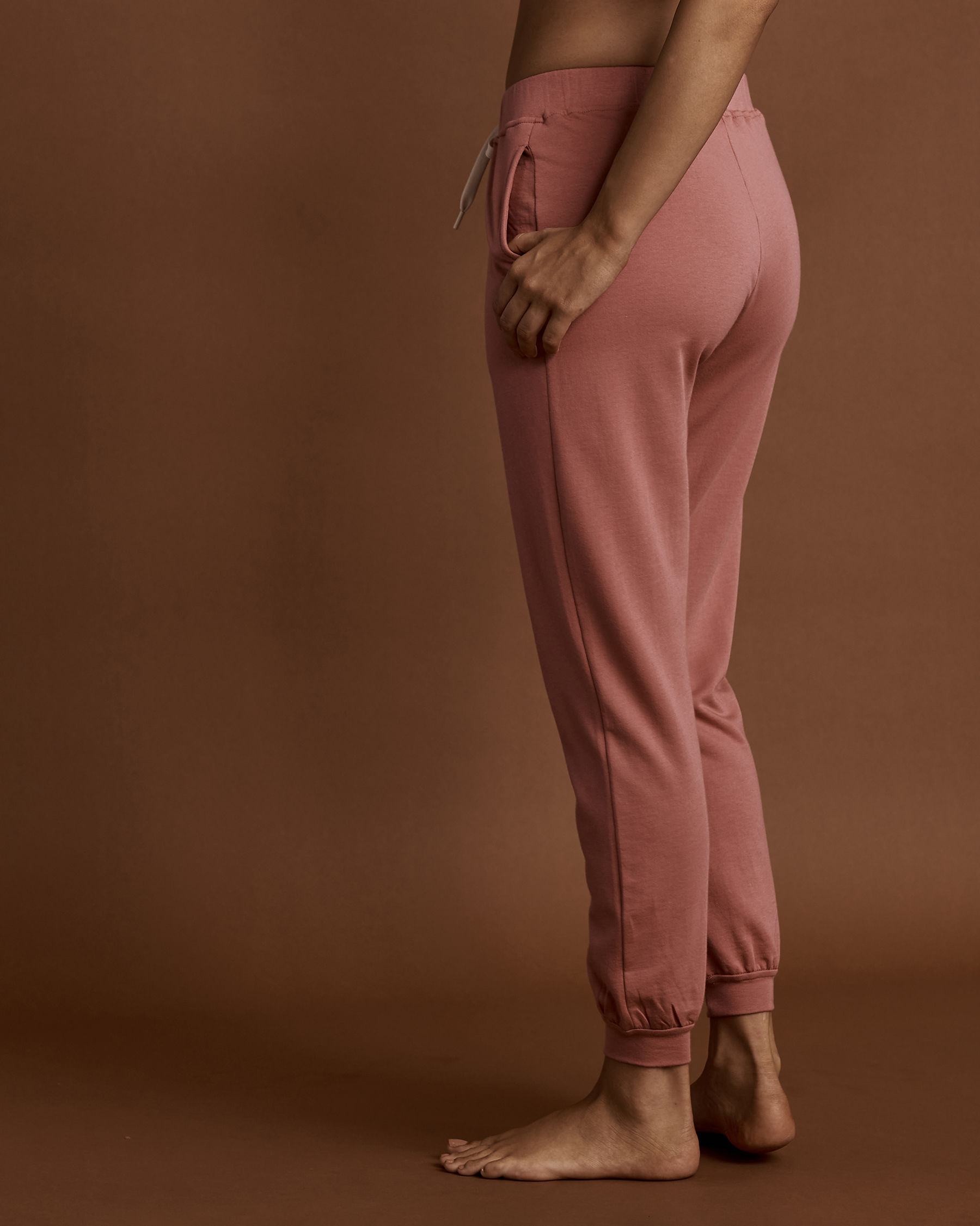 VITAMIN A Jogger Pant with Pockets Dark neutral 100P - View2