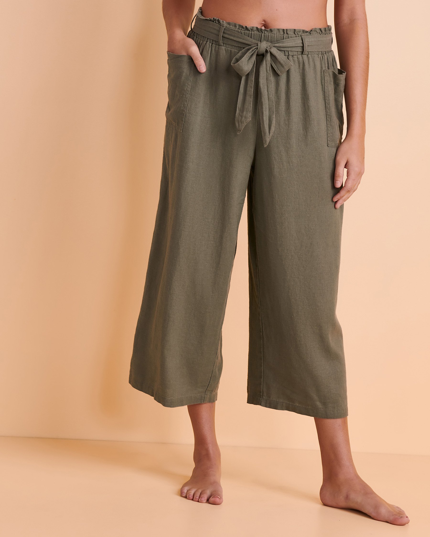 TROPIK Capri jambe large Kaki 02200018 - Voir1