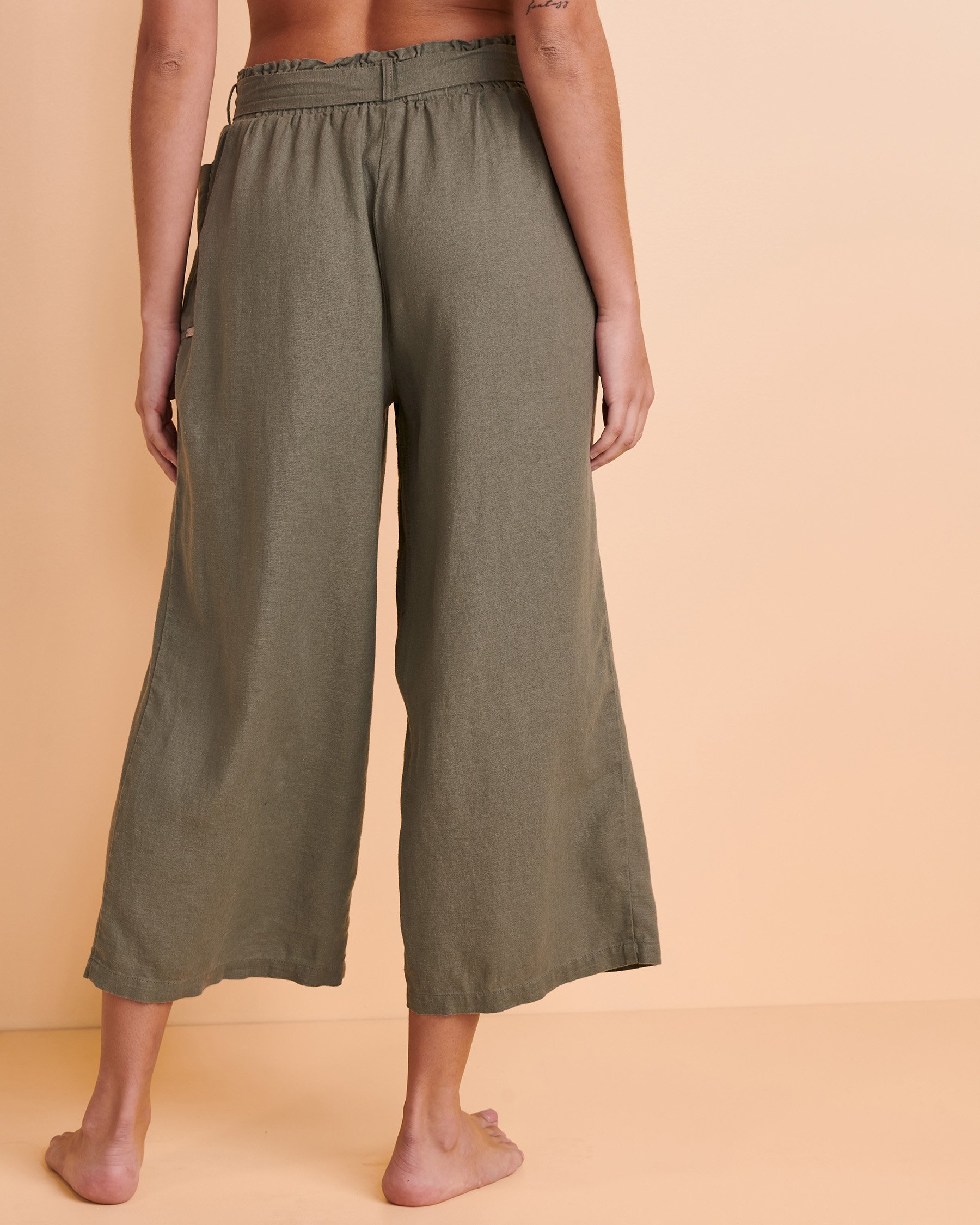 TROPIK Capri jambe large Kaki 02200018 - Voir3