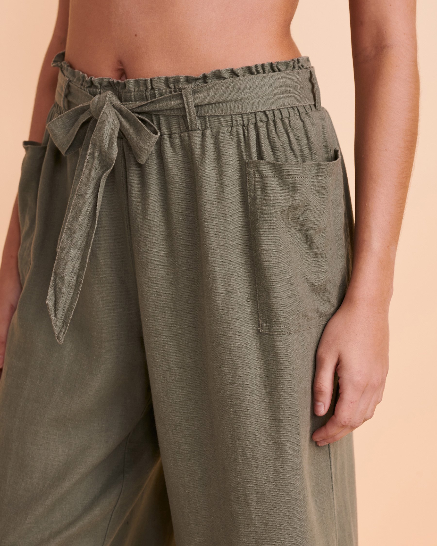 TROPIK Capri jambe large Kaki 02200018 - Voir2