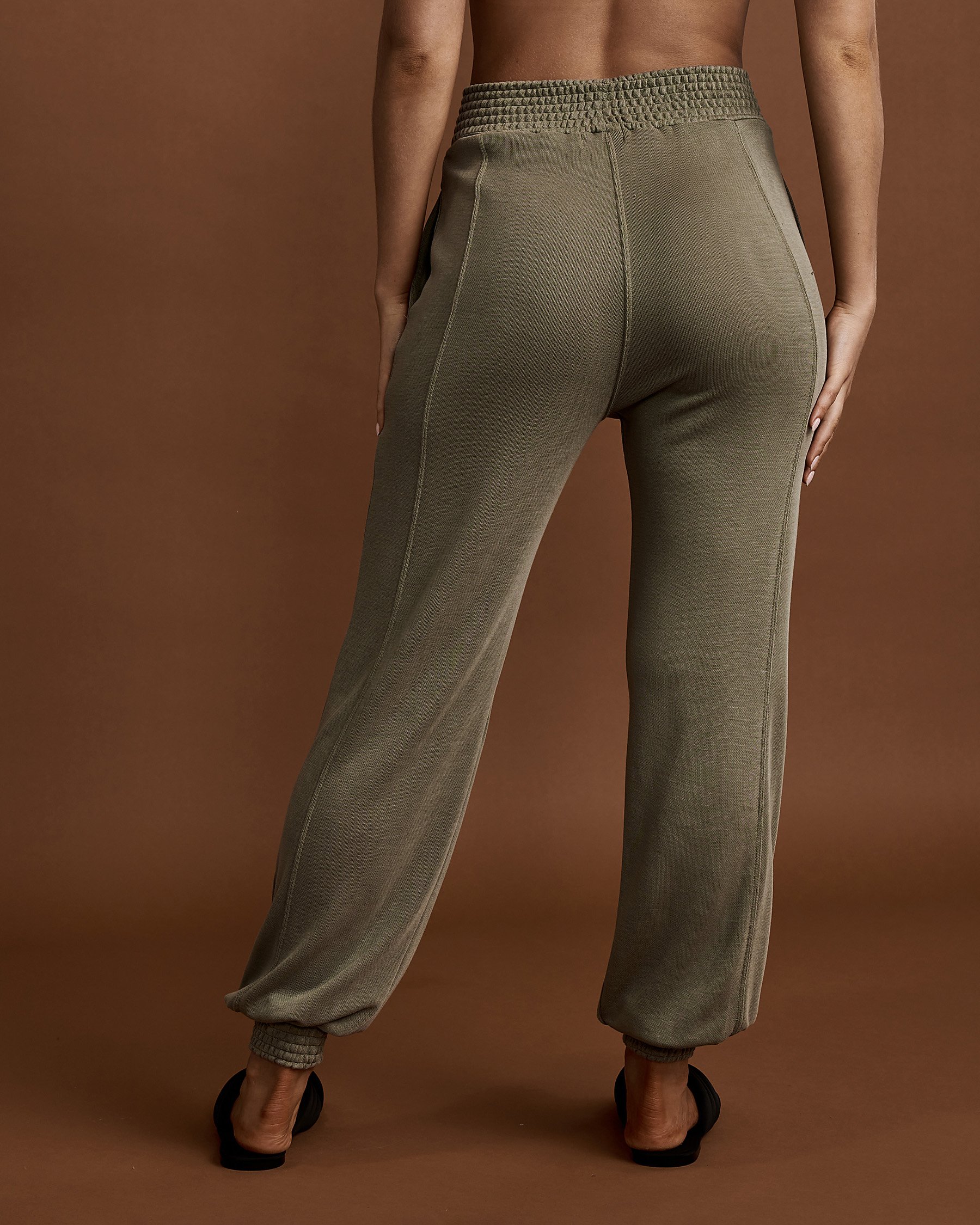 L*SPACE SEAGLASS Pants Khaki SEAPA21 - View2