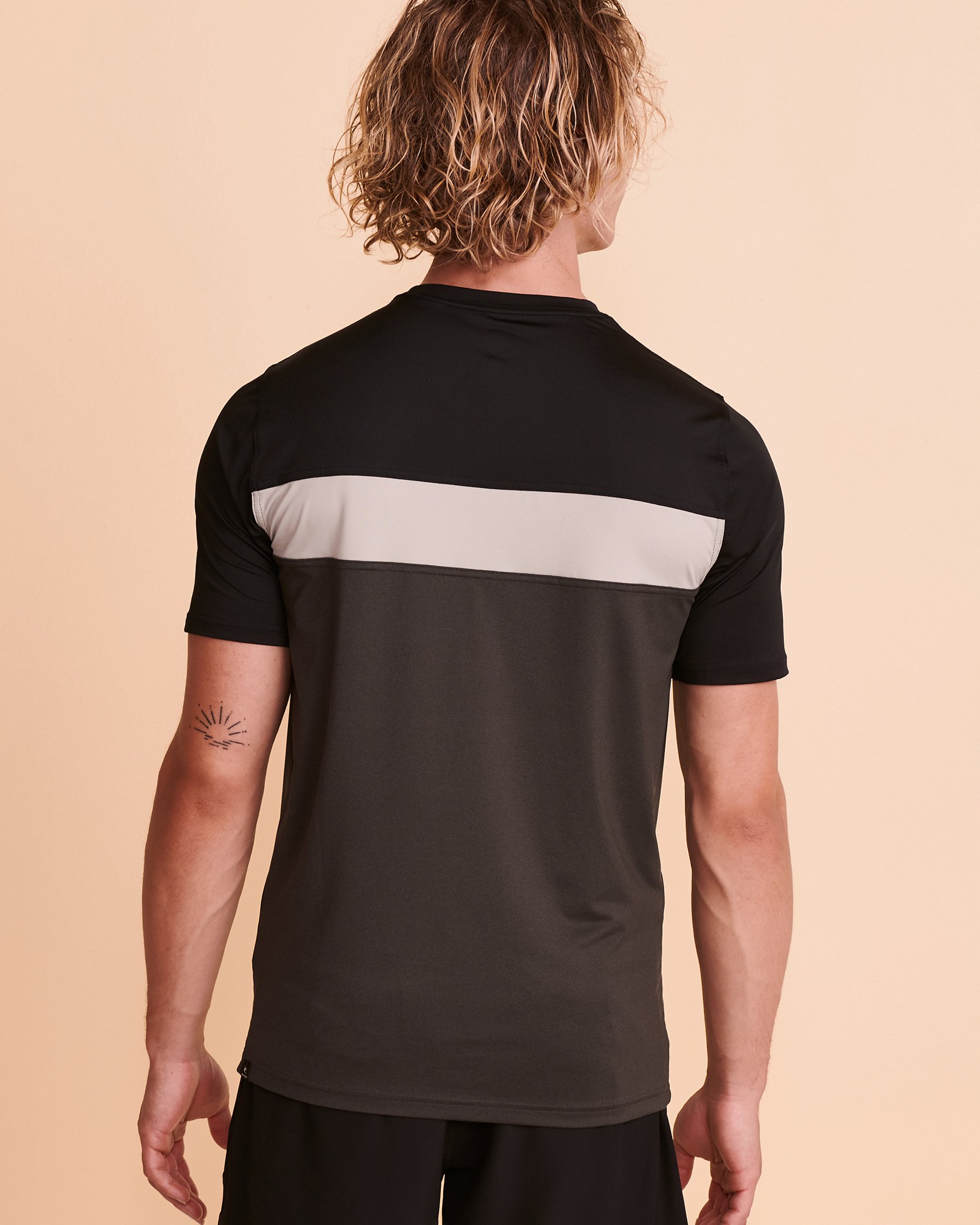 RIP CURL Rashguard manches courtes UNDERLINE Noir WLYYPM - Voir2