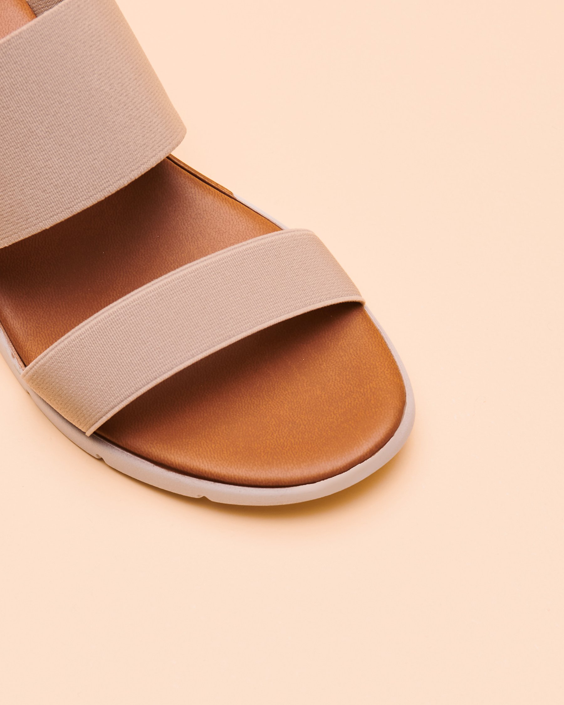 ITALIAN SHOEMAKER Wedge Sandal Natural 127D1 - View4