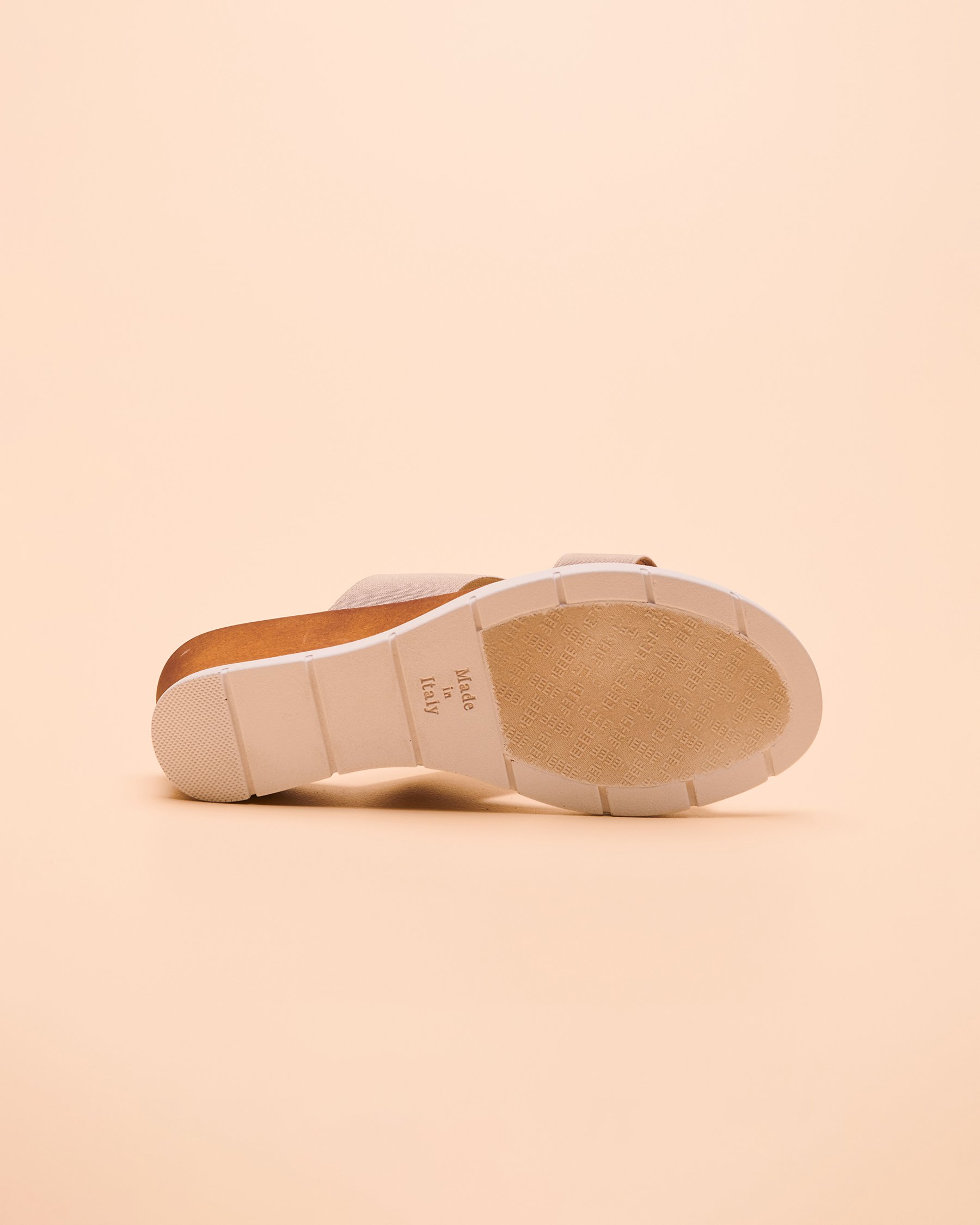 ITALIAN SHOEMAKER Wedge Sandal Natural 127D1 - View5