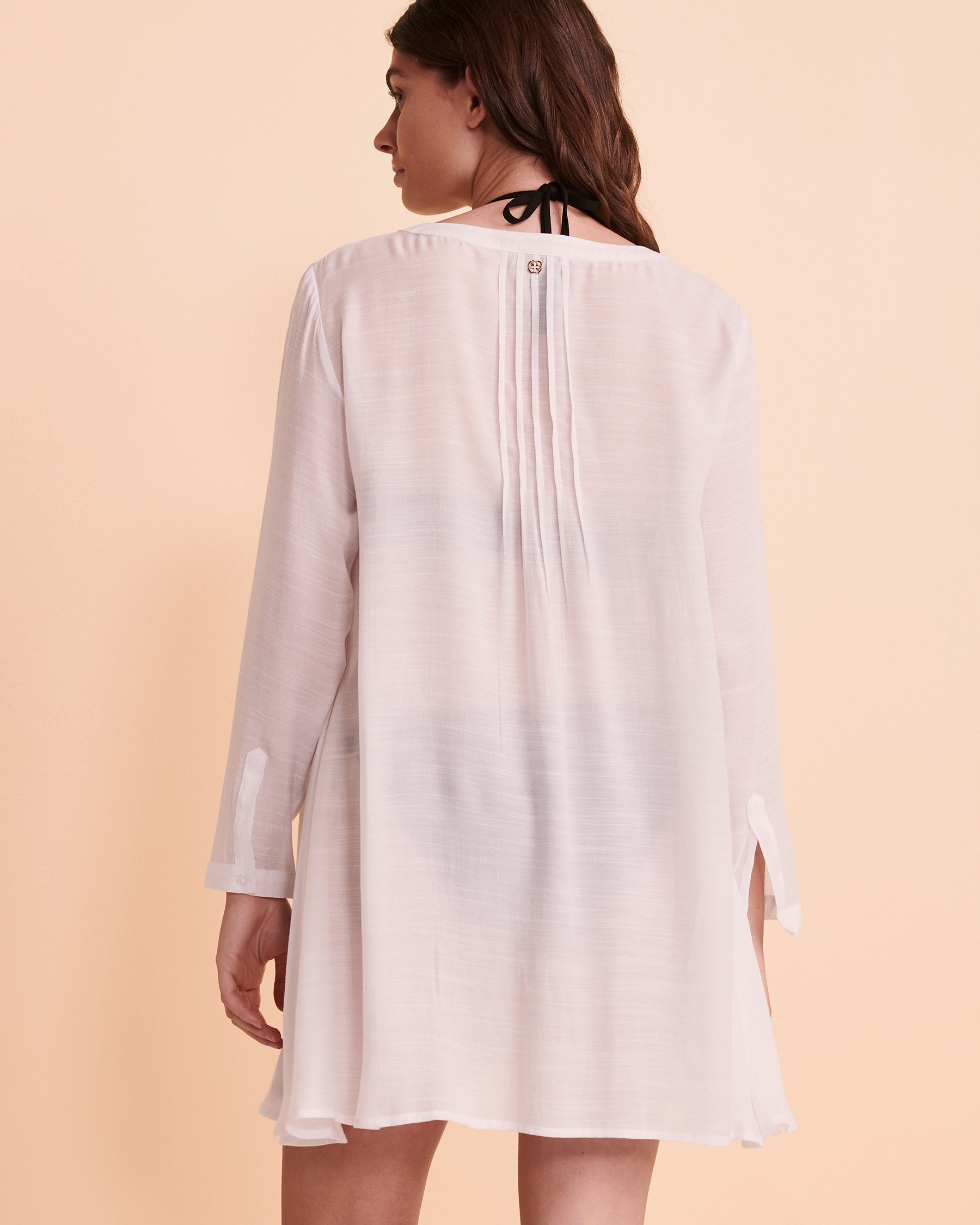 TURQUOISE COUTURE Voile Shirt White 02300042 - View2