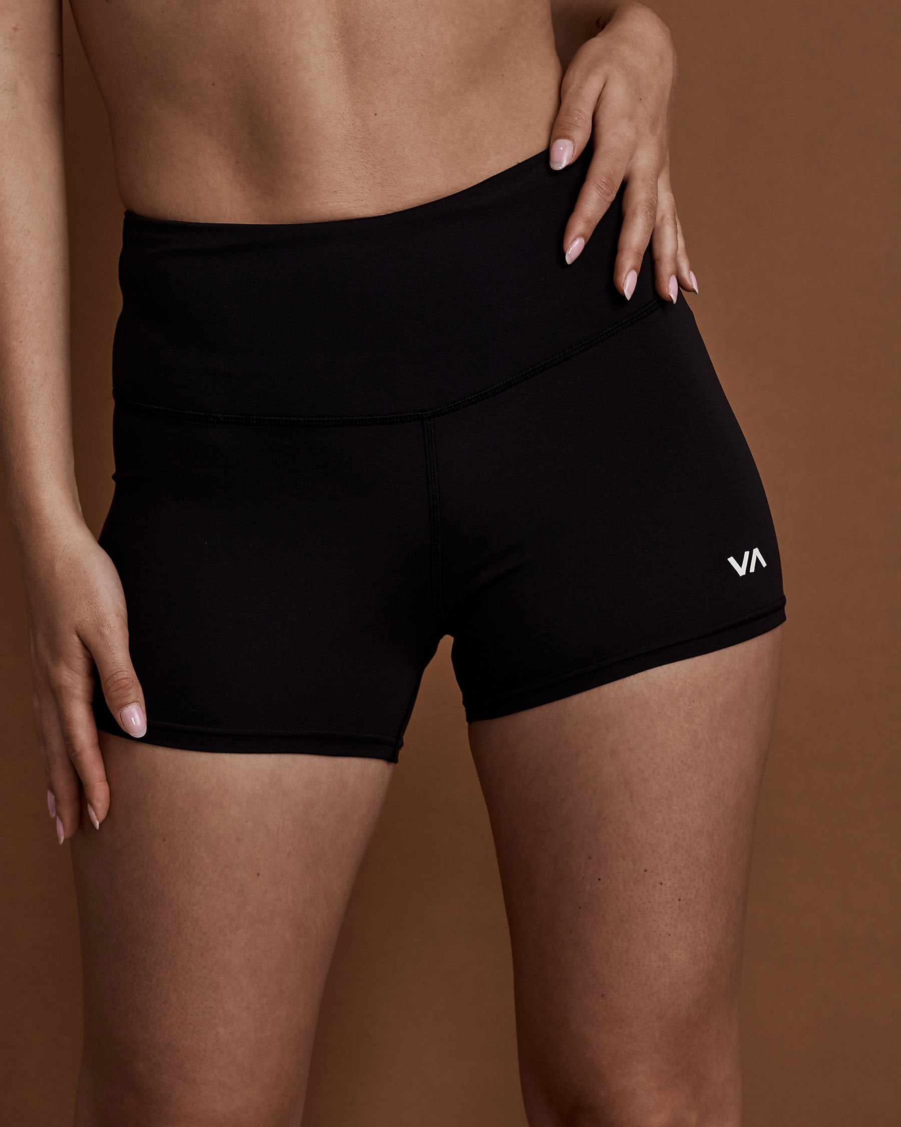 RVCA Short cycliste ESSENTIAL Noir AVJNS00121 - Voir1