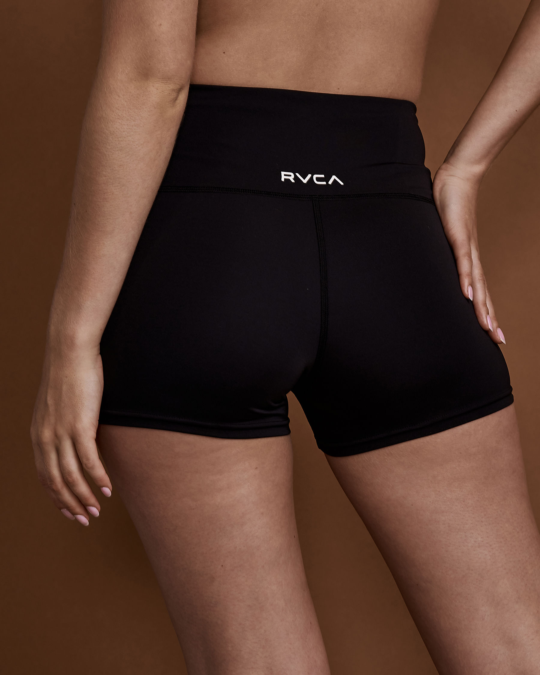 RVCA Short cycliste ESSENTIAL Noir AVJNS00121 - Voir2