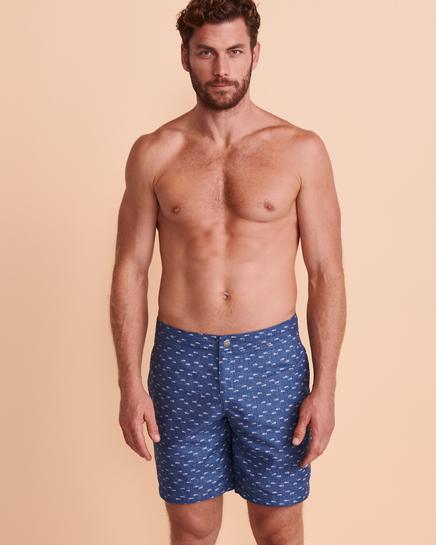 BOTO ARUBA DENIM FISH Swim Trunk Fish 414117 - View5