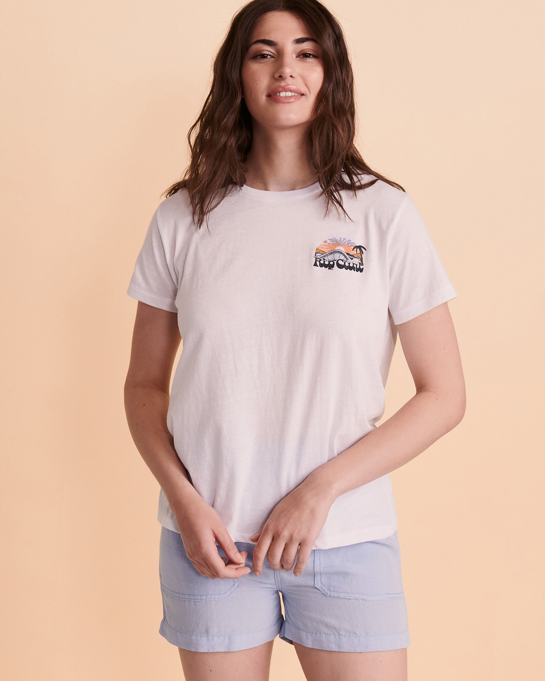 RIP CURL BREAKING WAVE T-shirt White GTEUJ8 - View1