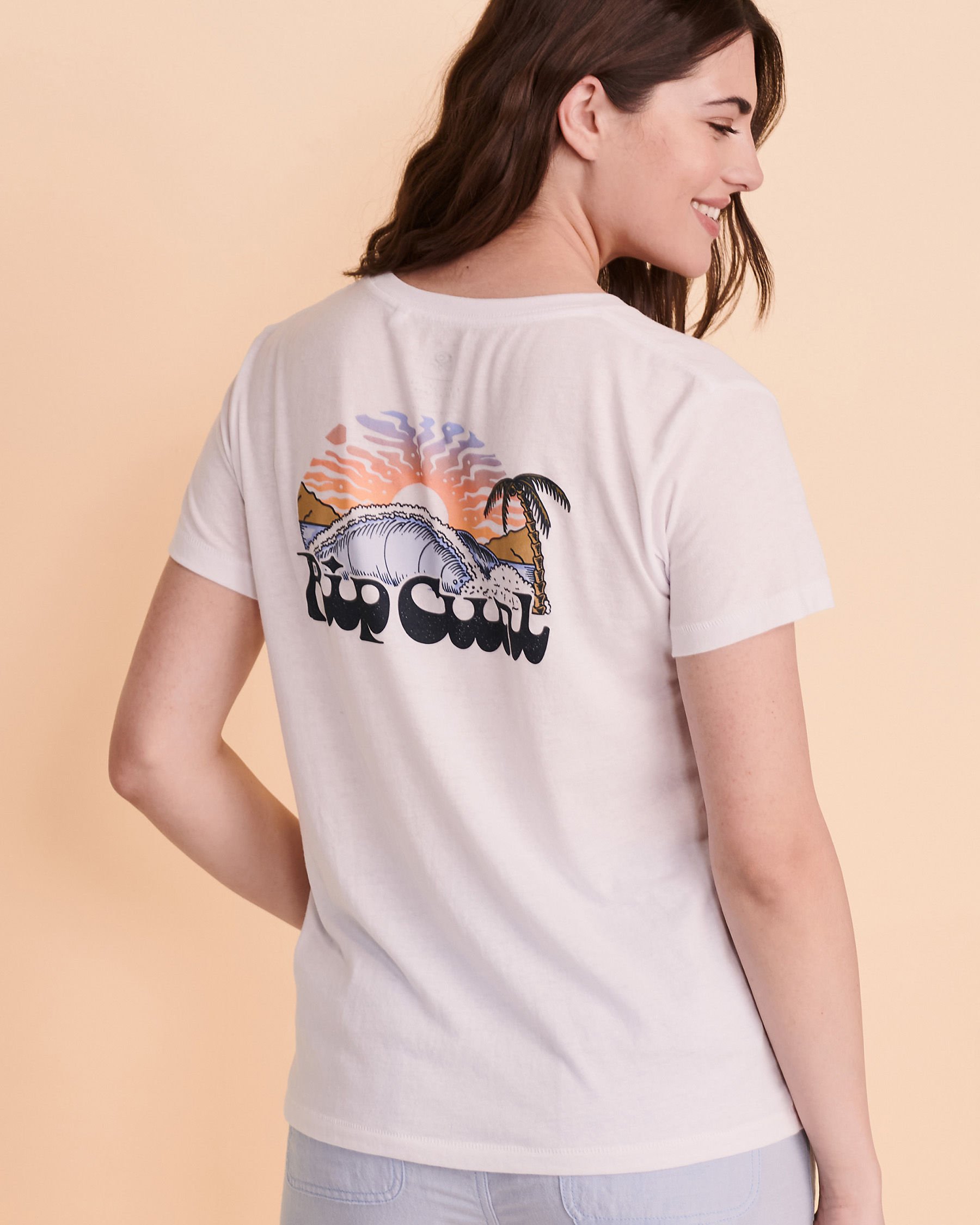 RIP CURL BREAKING WAVE T-shirt White GTEUJ8 - View2