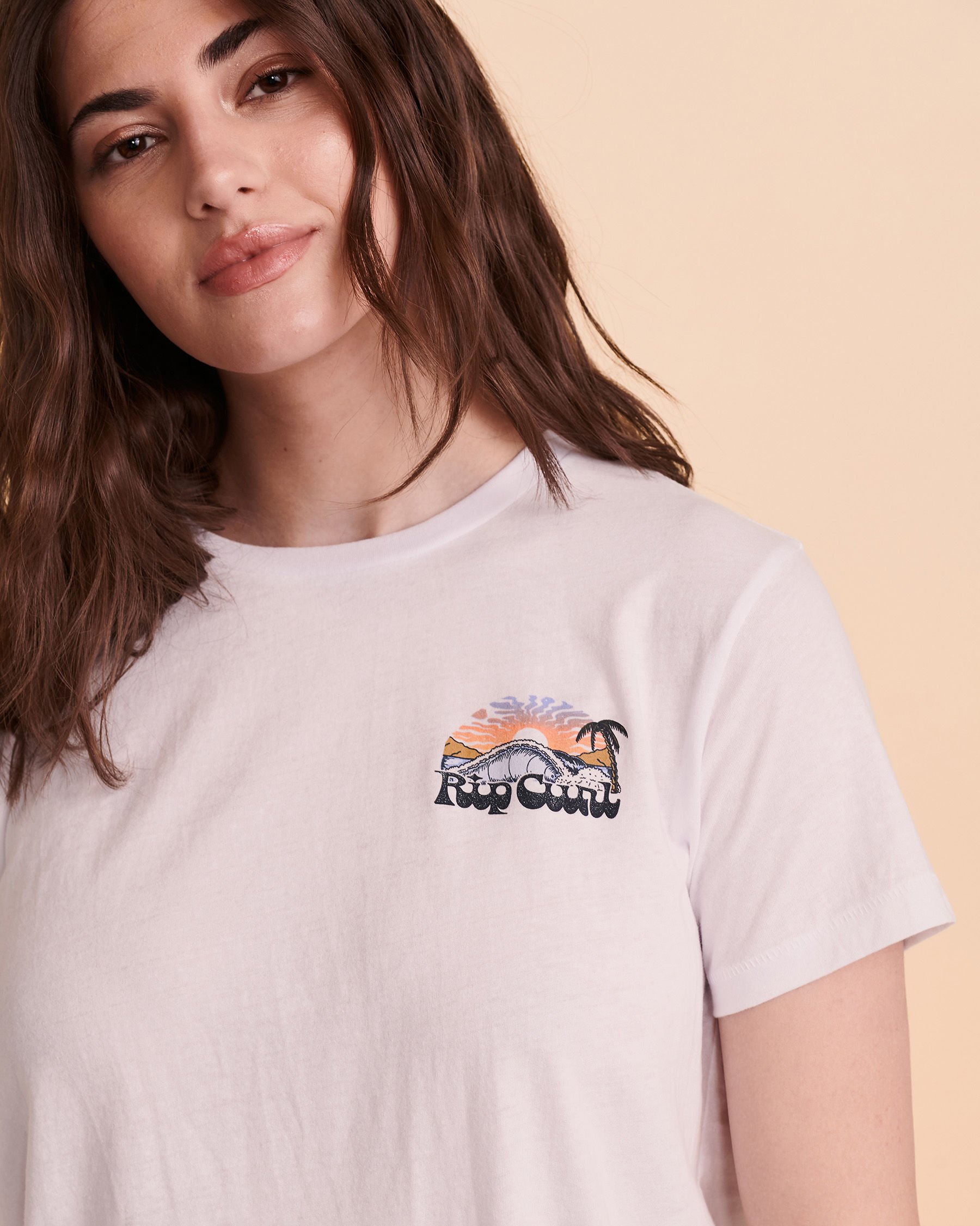 RIP CURL BREAKING WAVE T-shirt White GTEUJ8 - View3