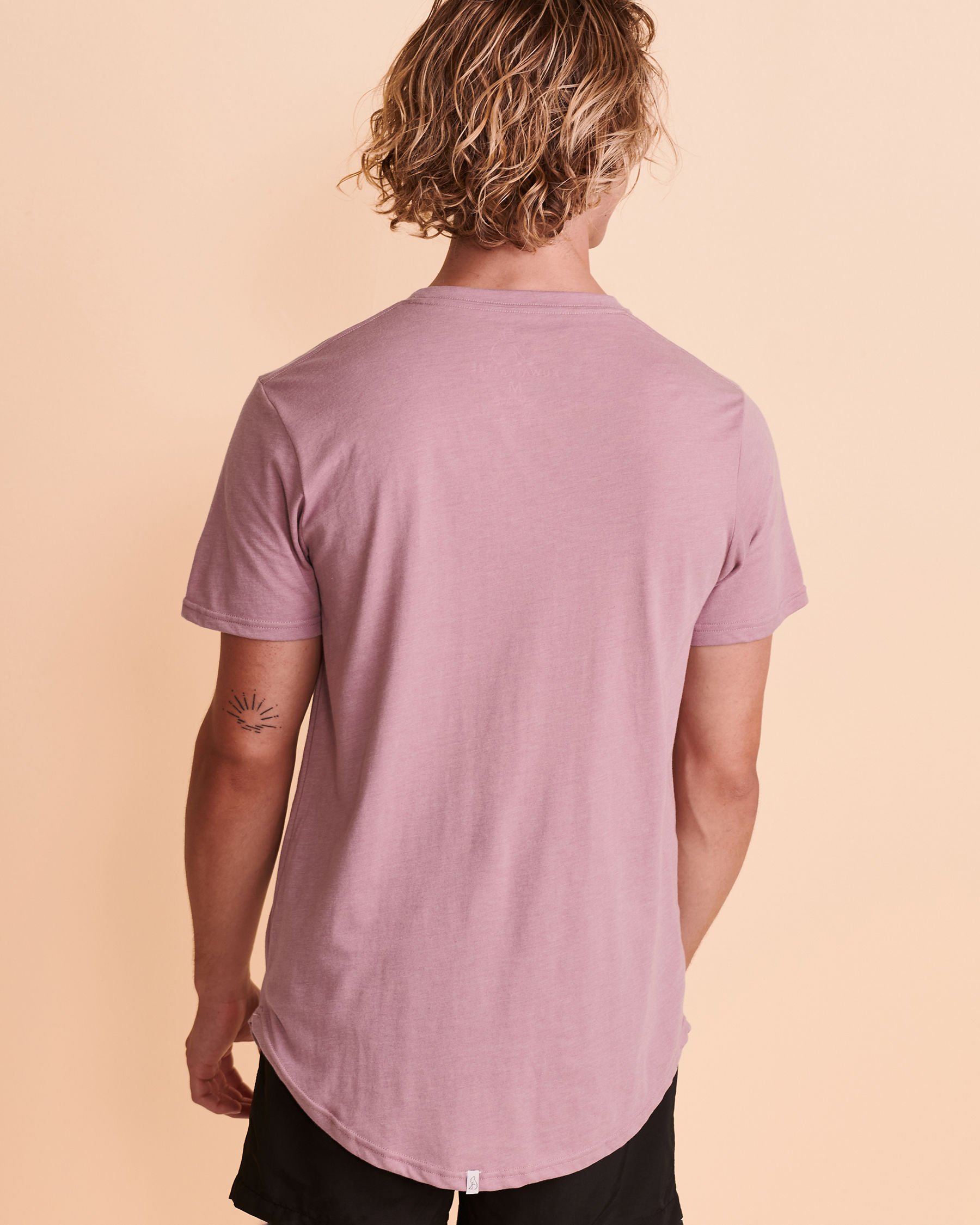 KUWALLA Chandail manches courtes EAZY Rose-mauve KUL-CT1851 - Voir2