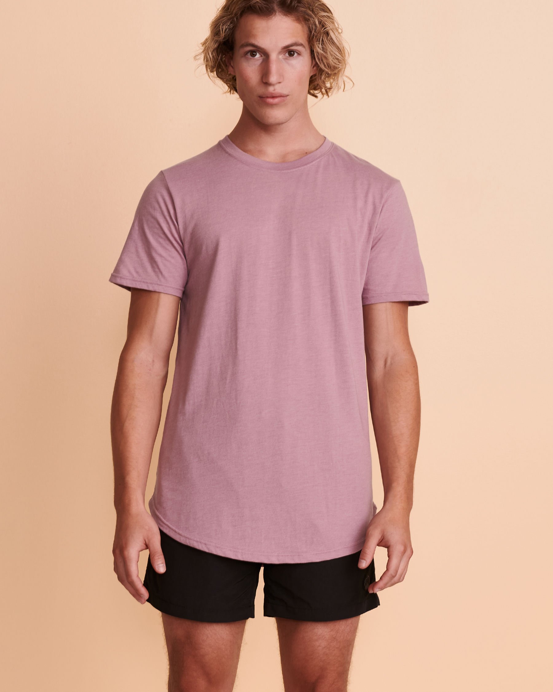 KUWALLA Chandail manches courtes EAZY Rose-mauve KUL-CT1851 - Voir3