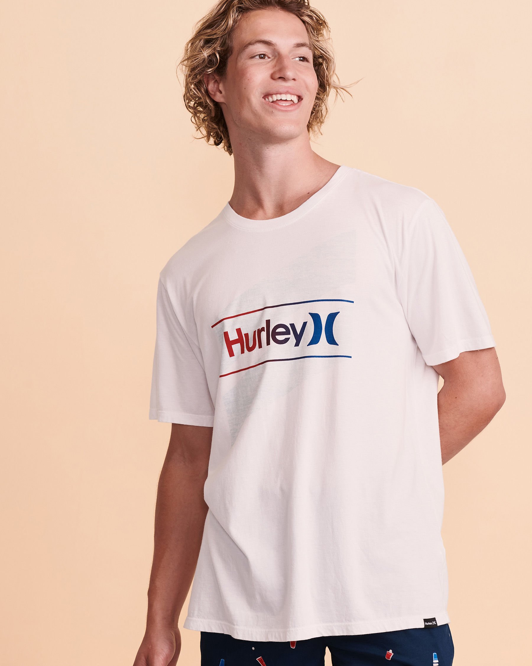 HURLEY ONE & ONLY T-shirt White DB3927 - View1