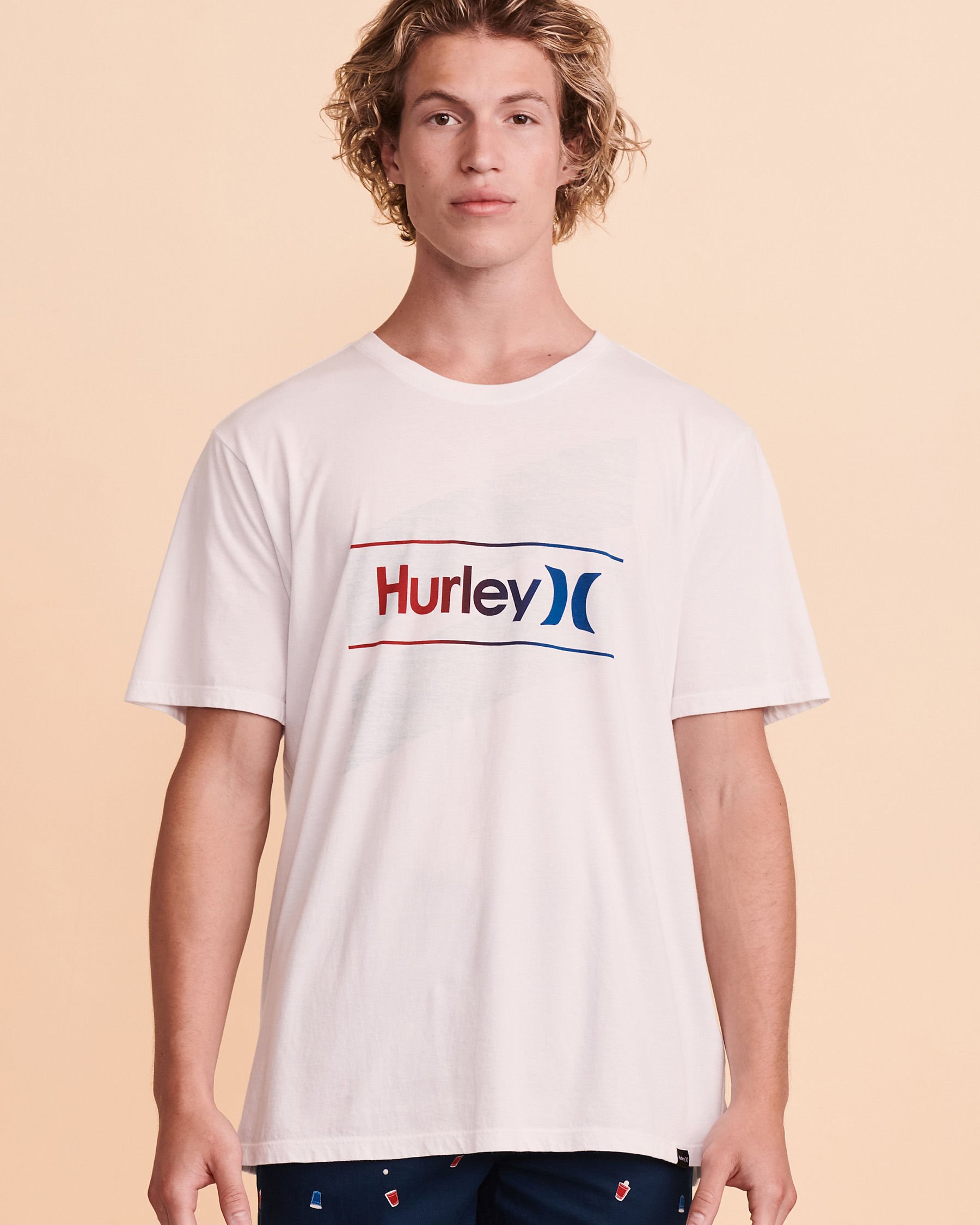 HURLEY ONE & ONLY T-shirt White DB3927 - View3