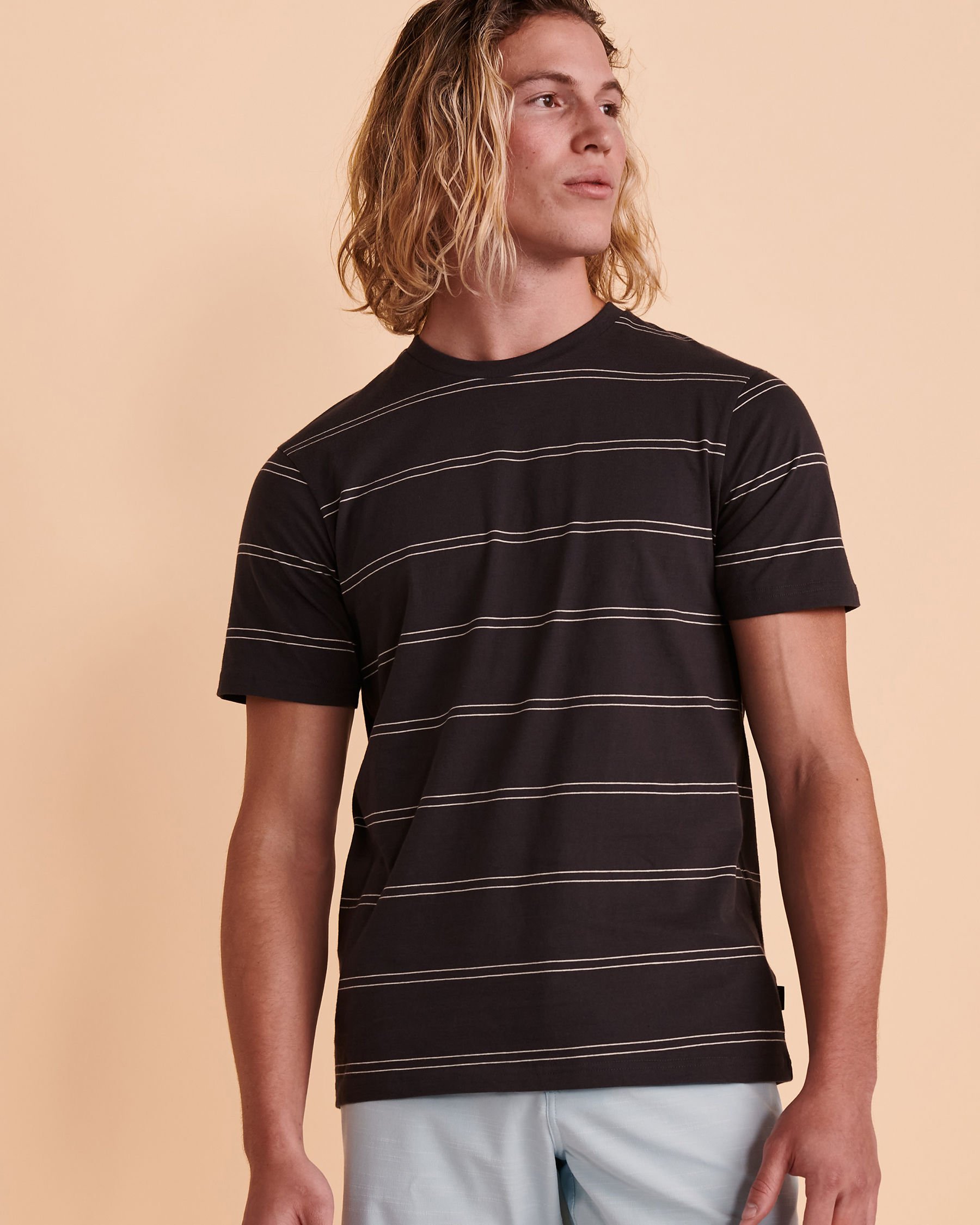 RIP CURL Chandail manches courtes PLAIN STRIPE Rayures CTEMB9 - Voir1